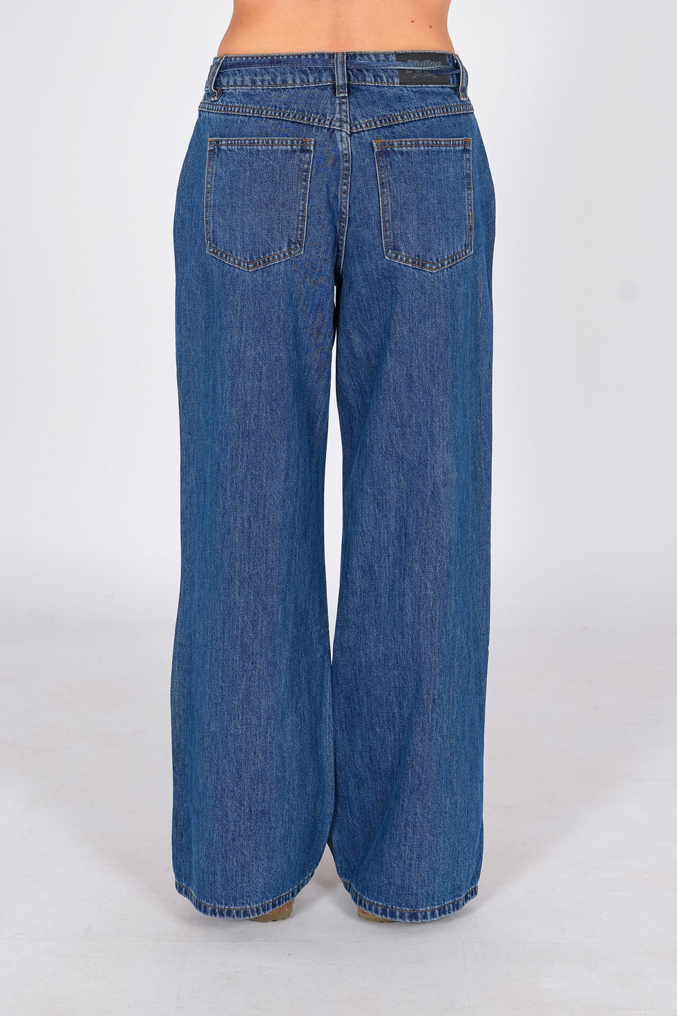 Pantalón Megan  - mid blue denim loading=