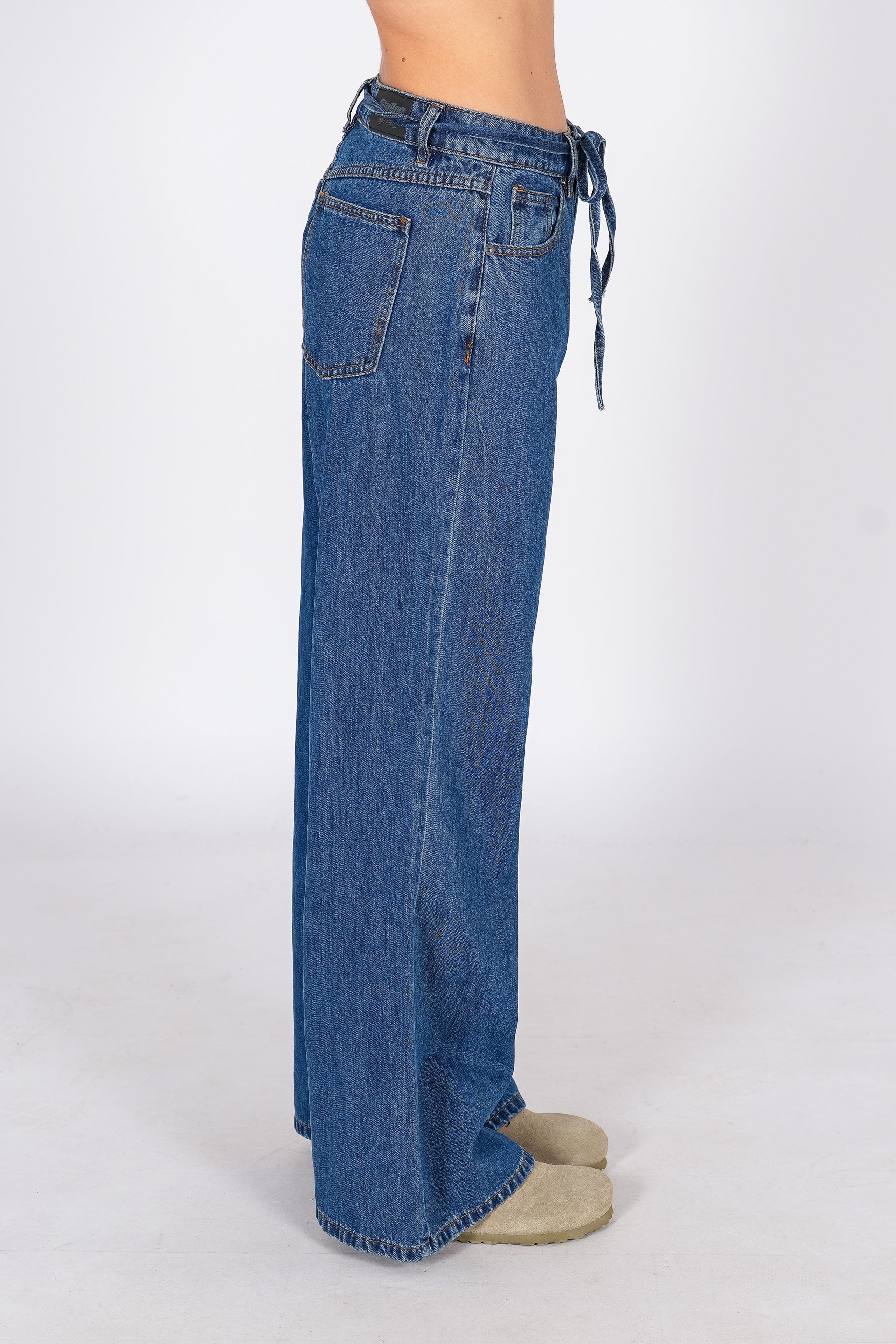 Pantalón Megan  - mid blue denim