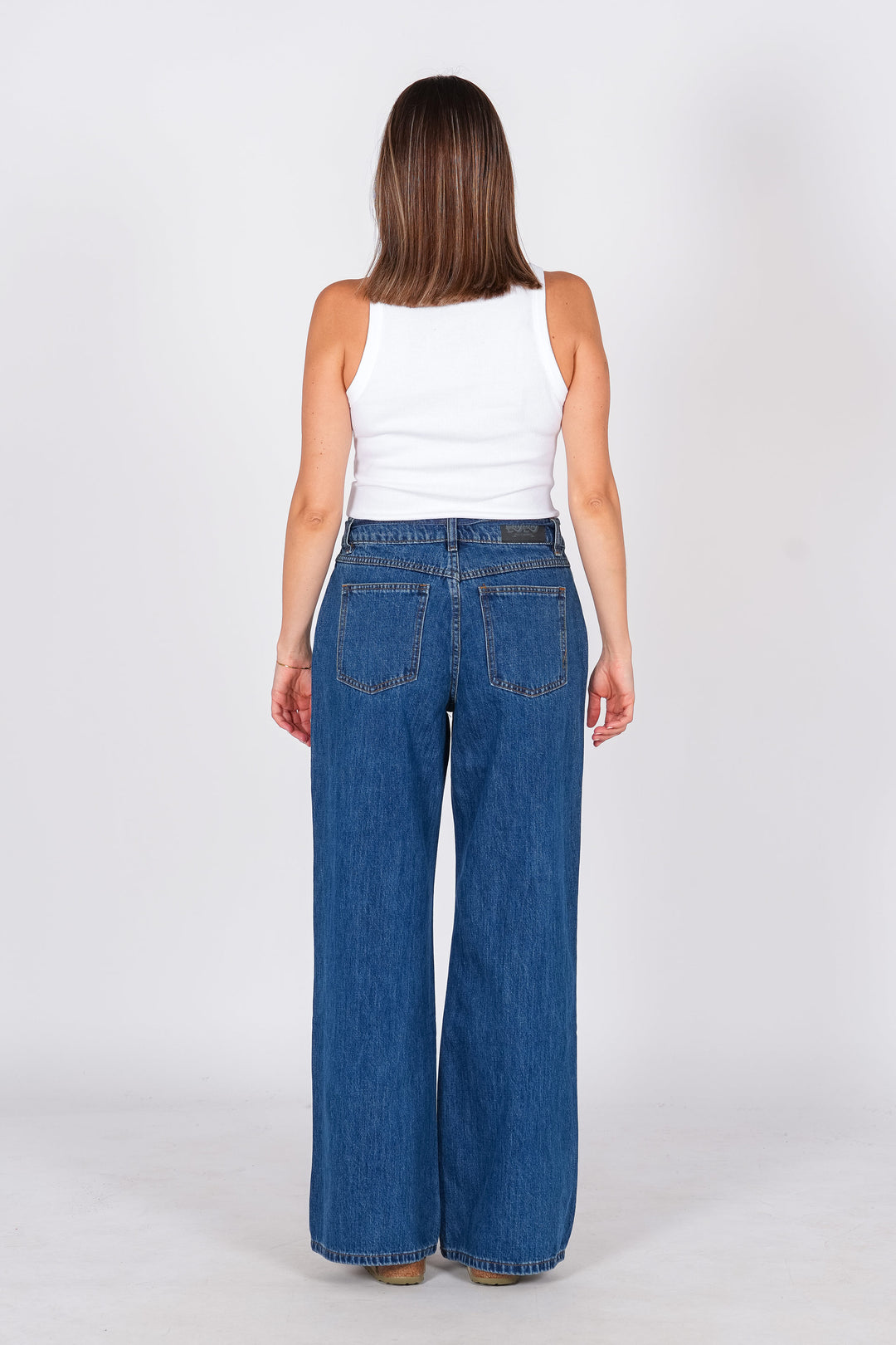 Pantalón Megan  - mid blue denim