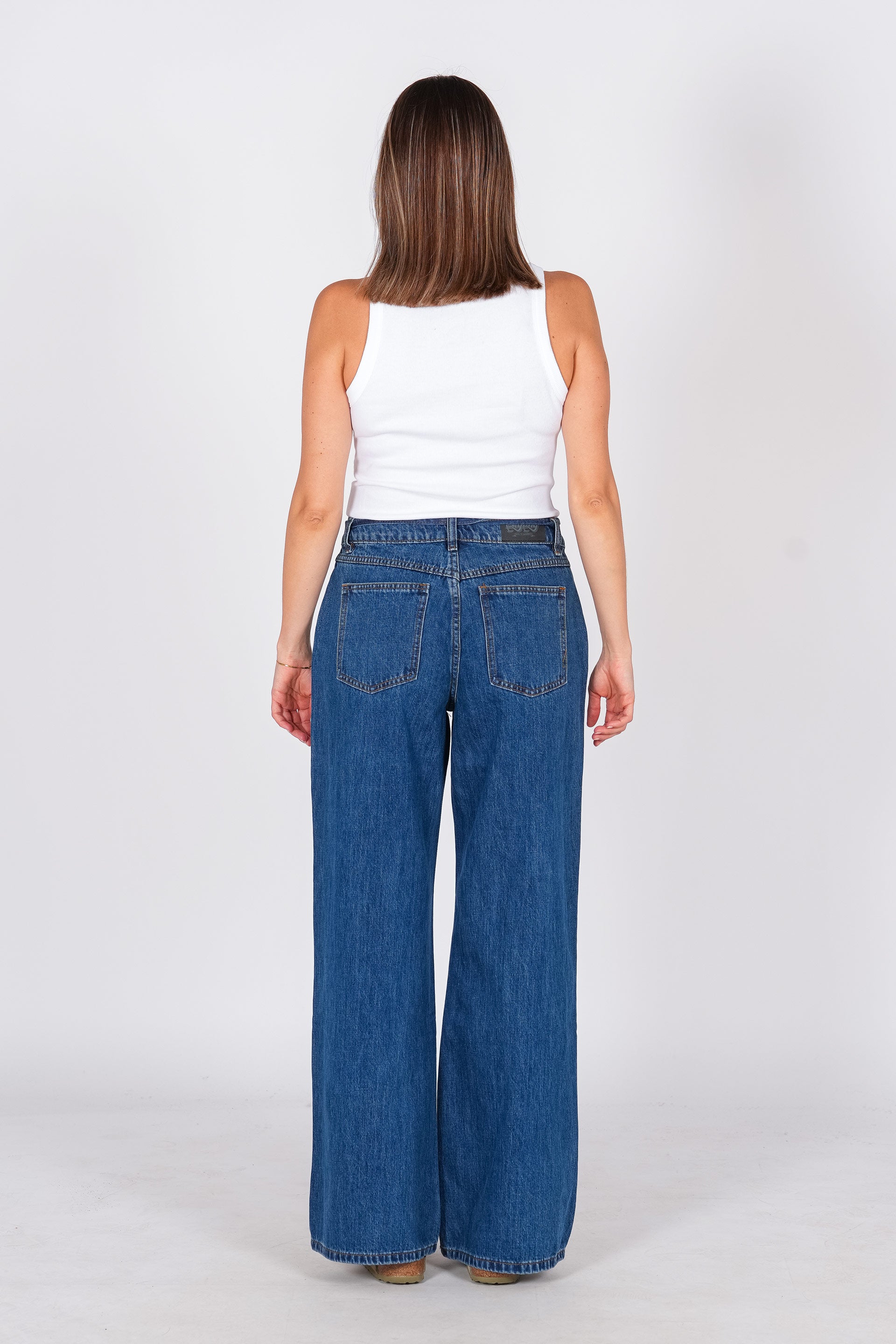 Pantalón Megan  - mid blue denim