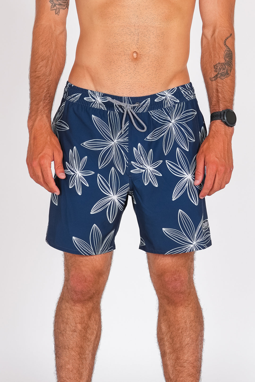 Bañador Styling Flower - navy