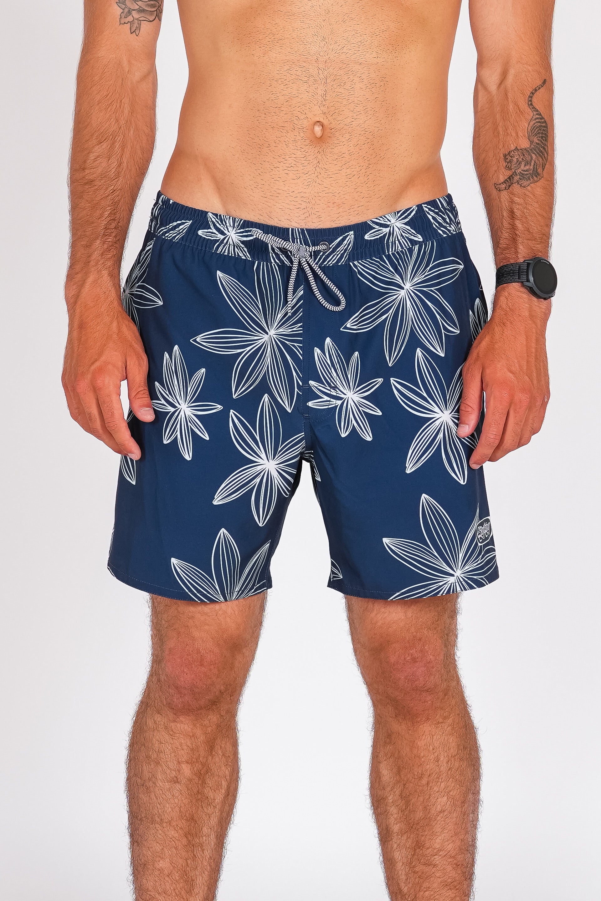 Bañador Styling Flower - navy