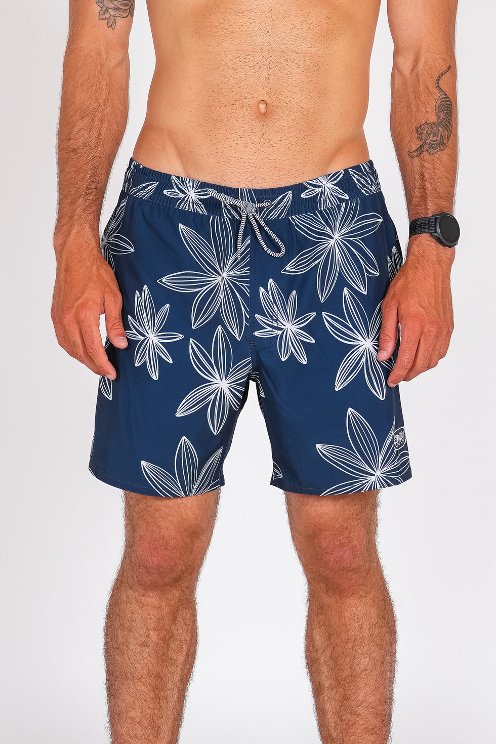 Bañador Styling Flower - navy