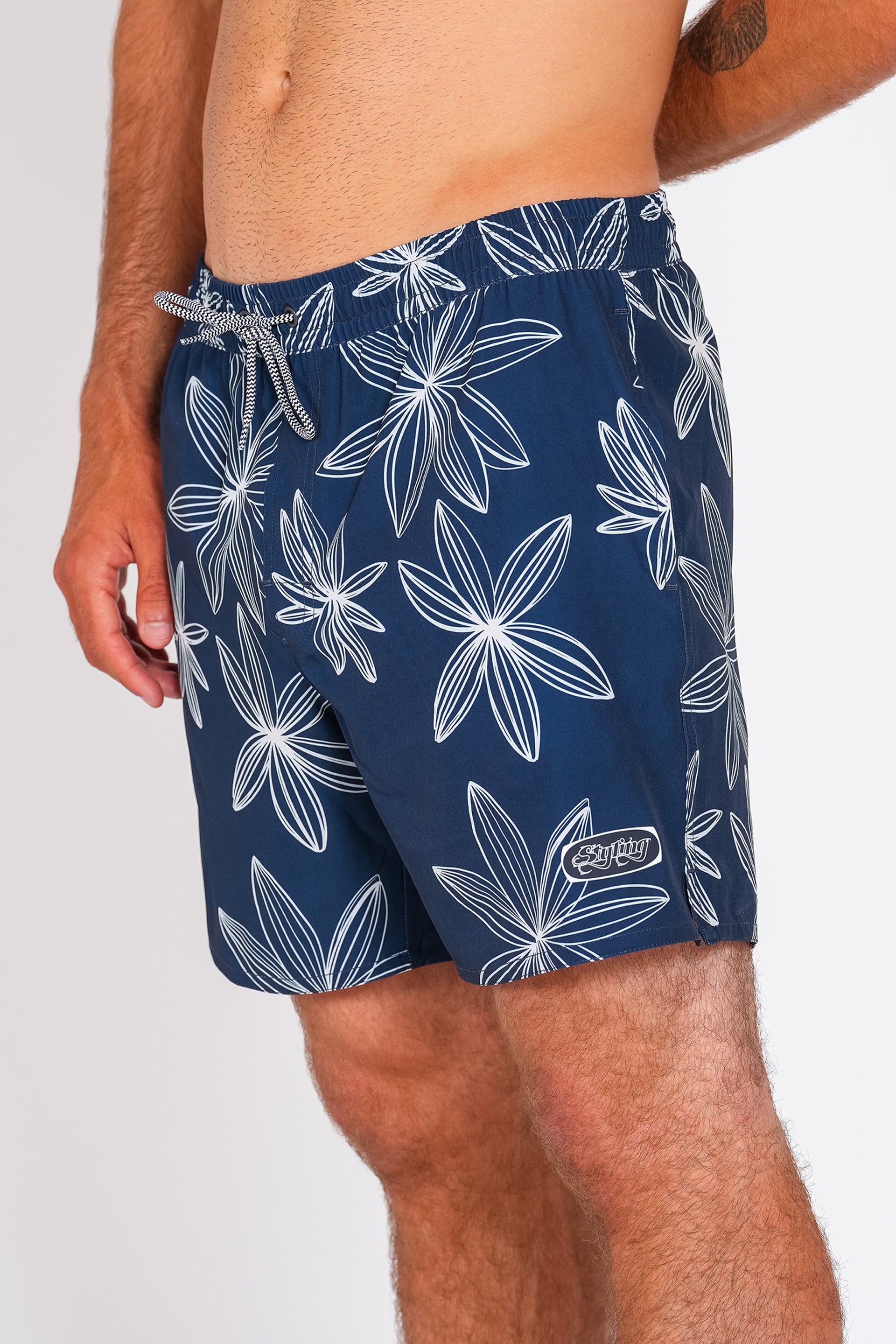 Bañador Styling Flower - navy