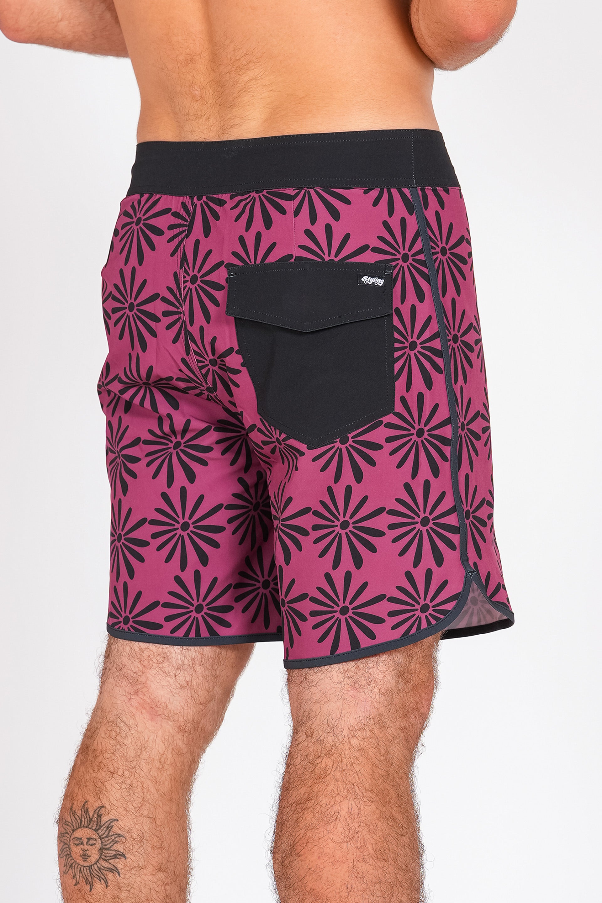Bañador Styling Palm - cabernet