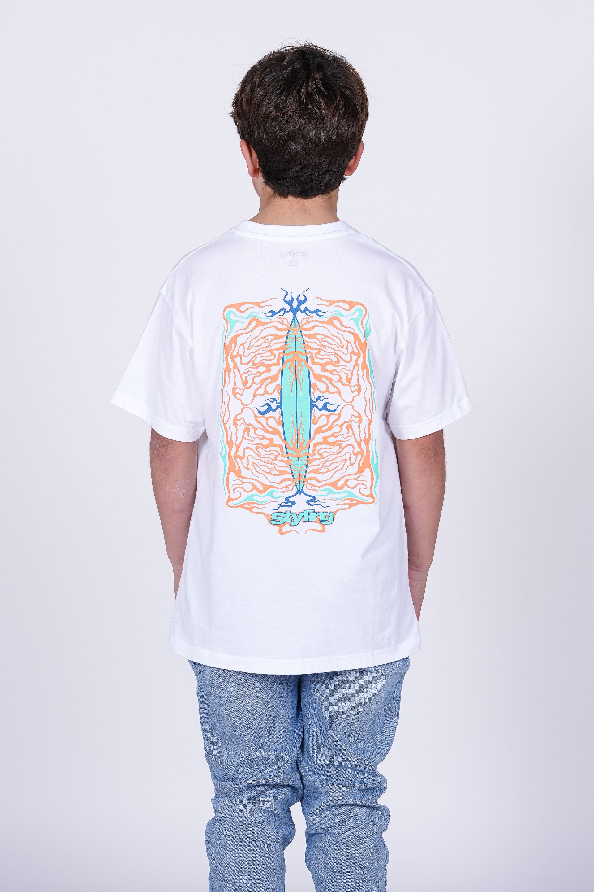 Camiseta Flames - blanco – Styling