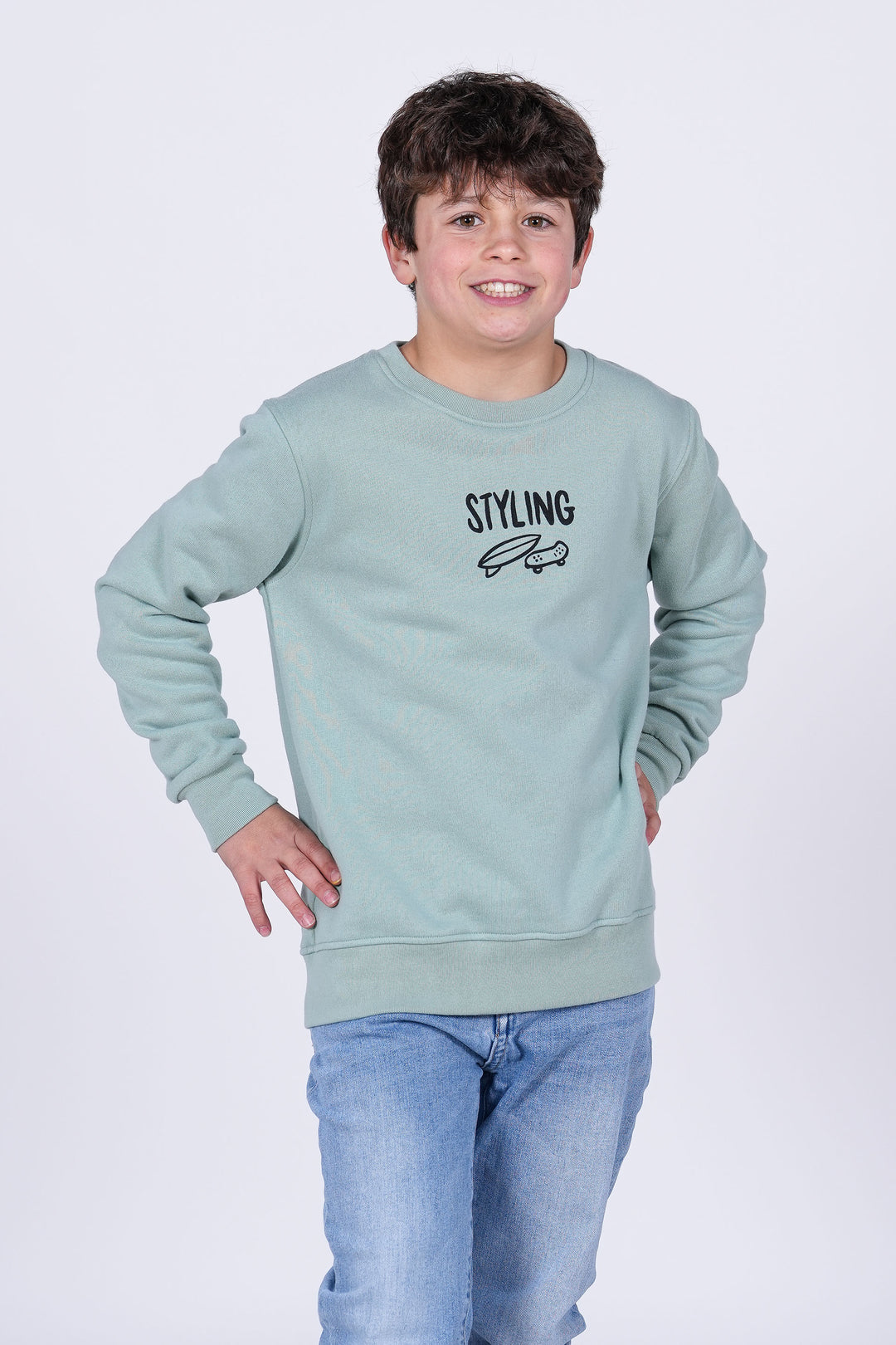 Sudadera Styling Area - mint