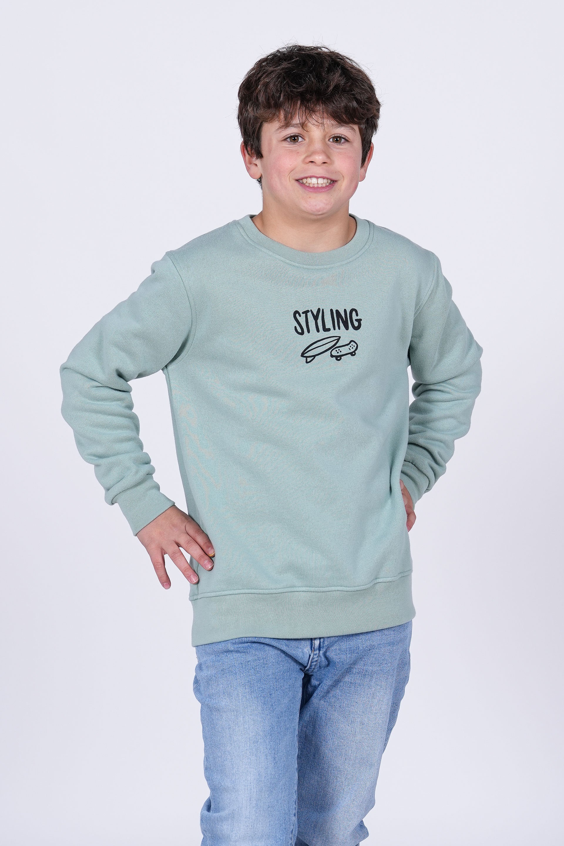 Sudadera Styling Area - mint