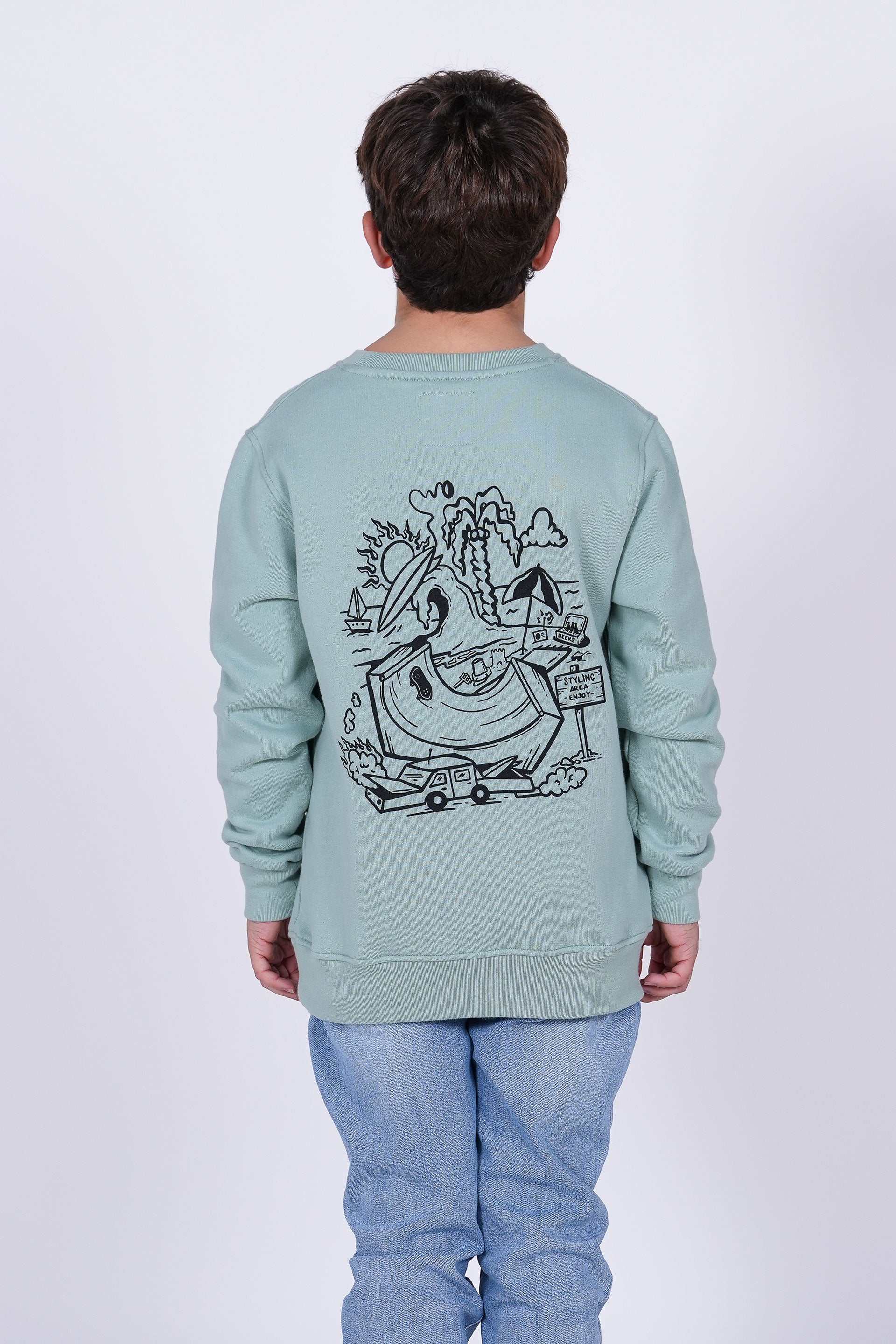 Sudadera Styling Area - mint