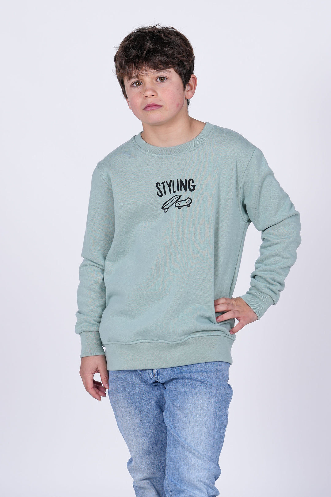 Sudadera Styling Area - mint