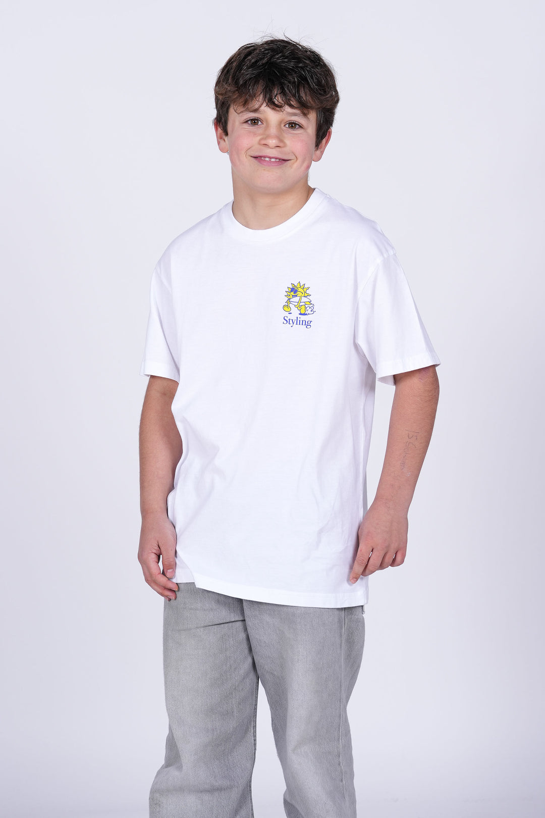 Camiseta Sunday Funday - blanco