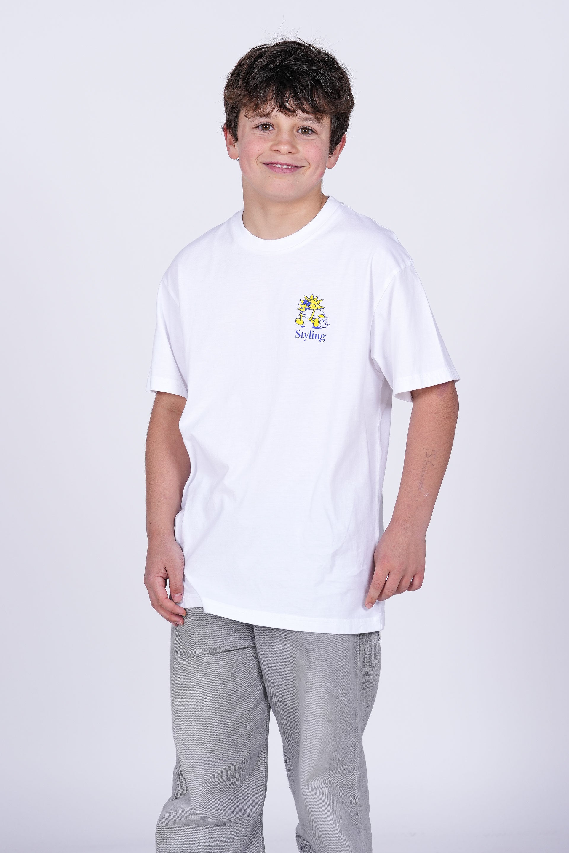 Camiseta Sunday Funday - blanco