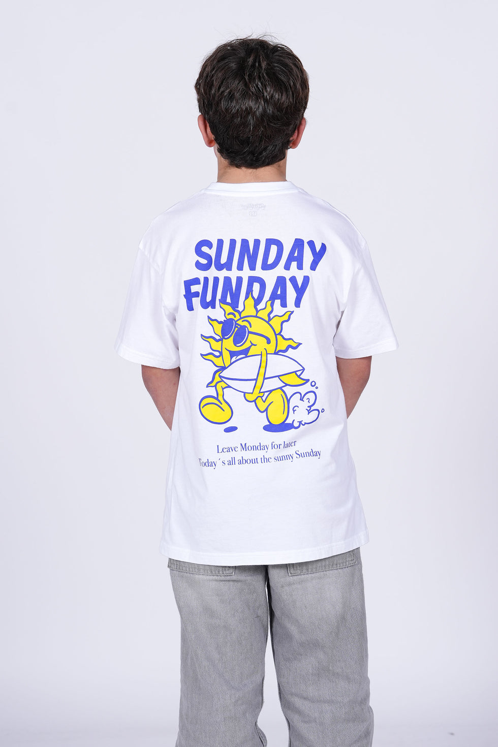 Camiseta Sunday Funday - blanco loading=