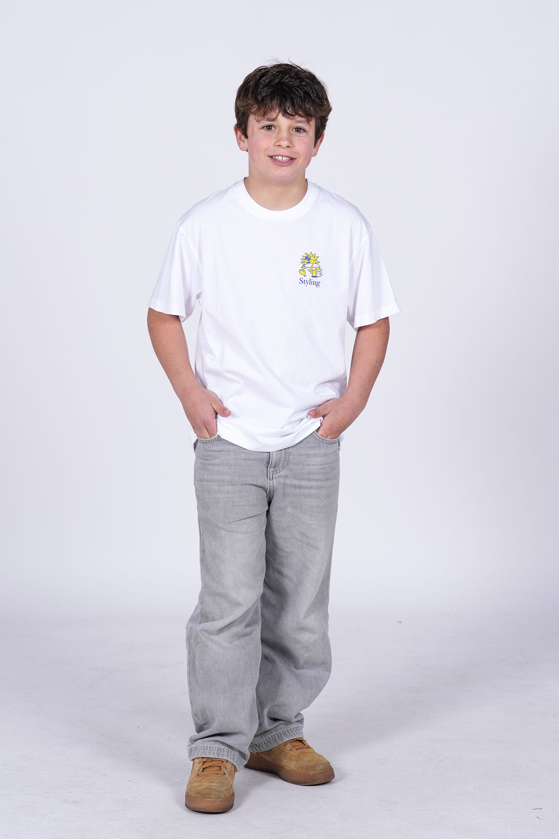 Camiseta Sunday Funday - blanco