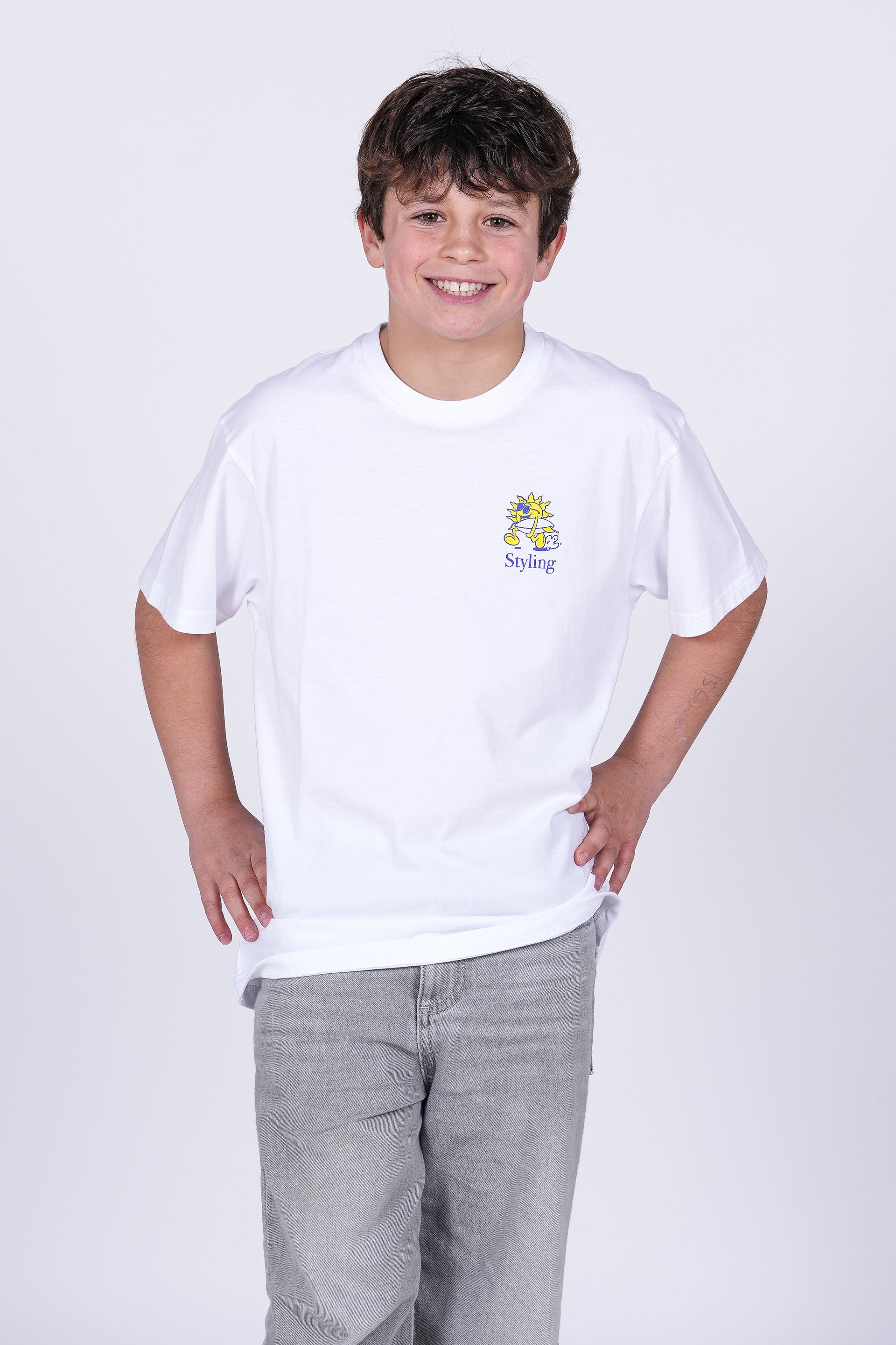 Camiseta Sunday Funday - blanco