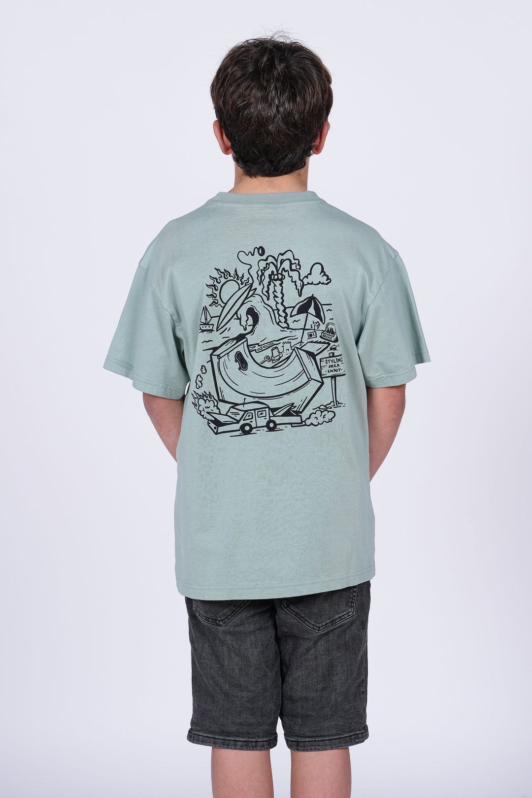 Camiseta Styling Area - mint