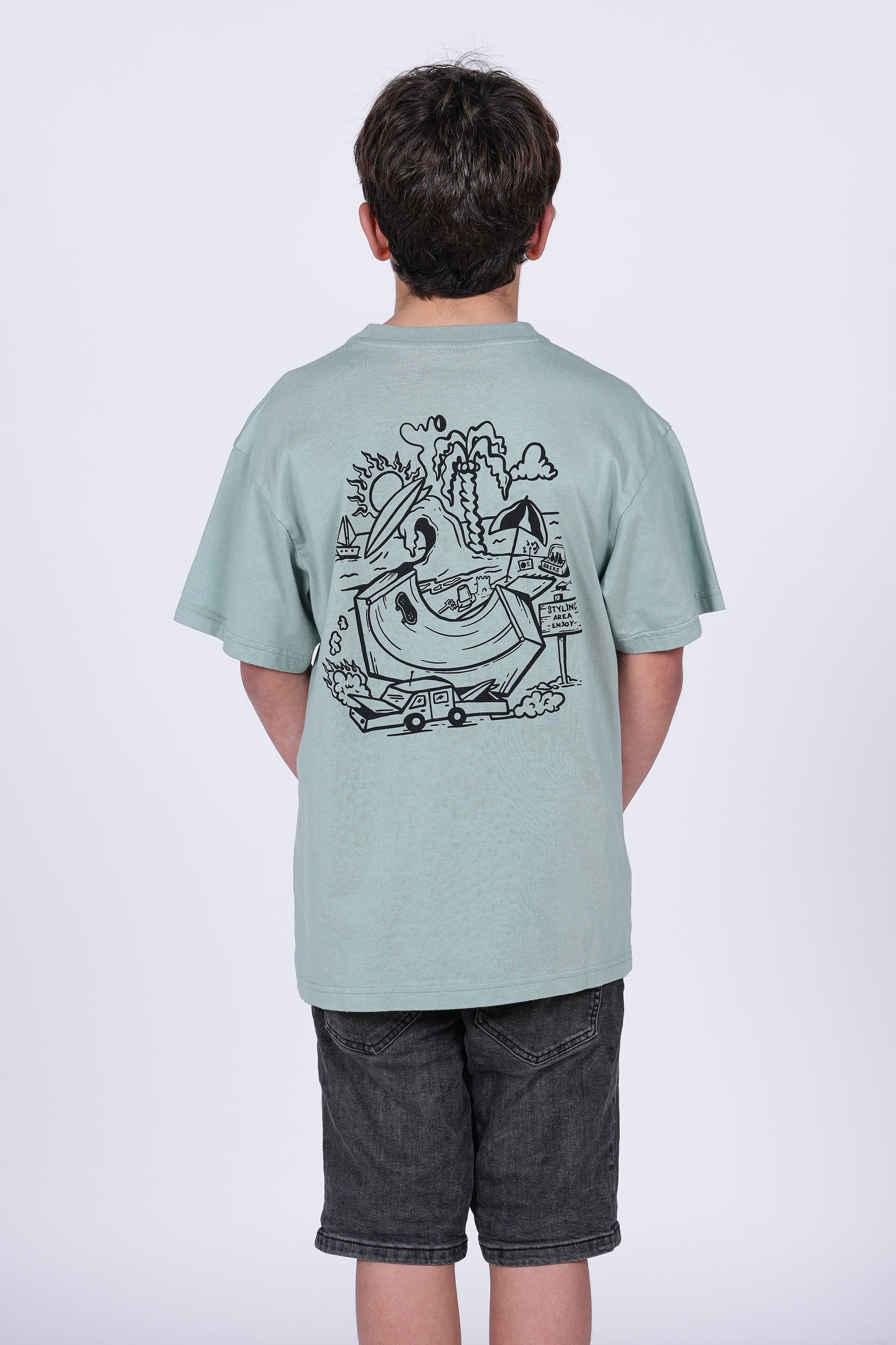Camiseta Styling Area - mint