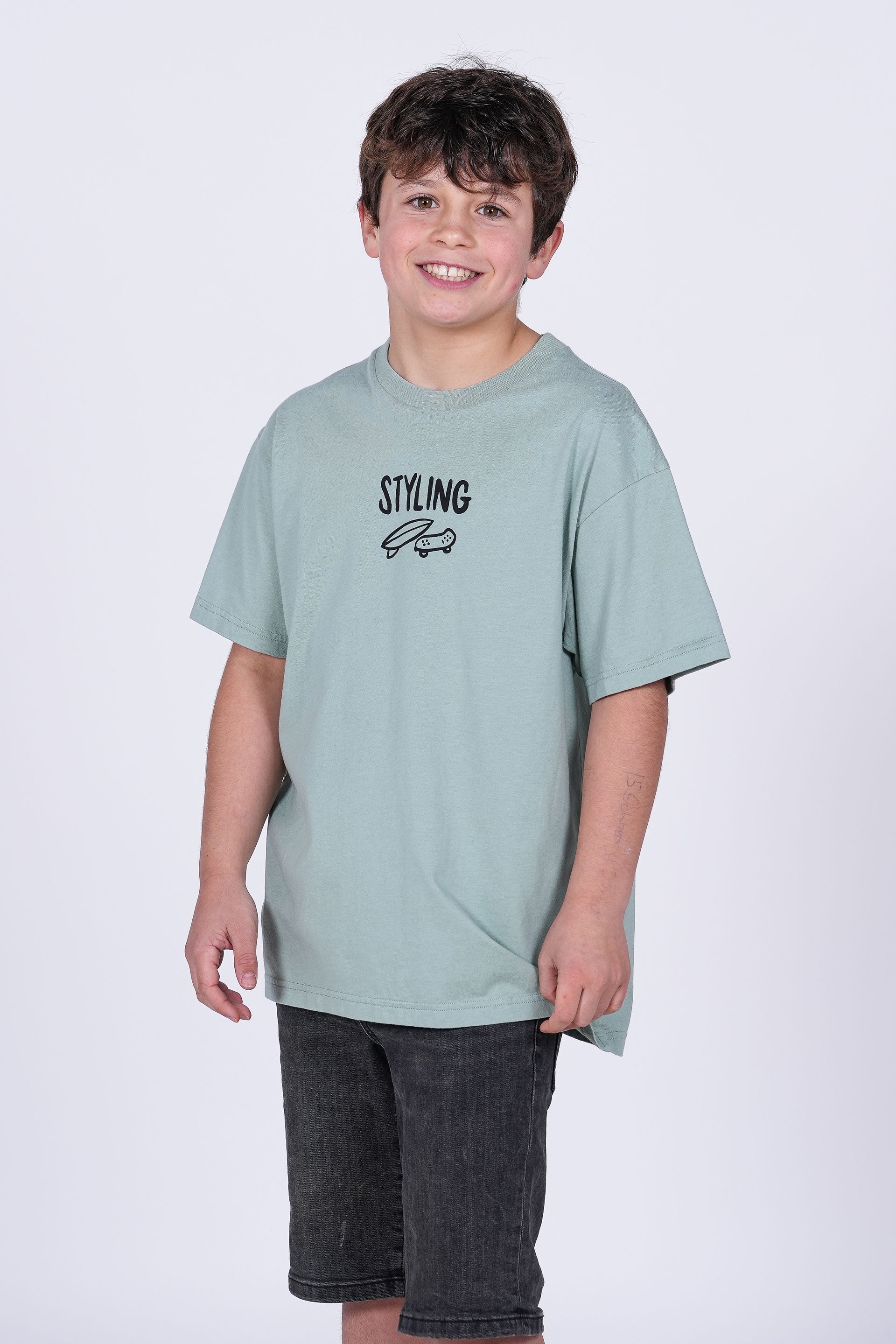 Camiseta Styling Area - mint