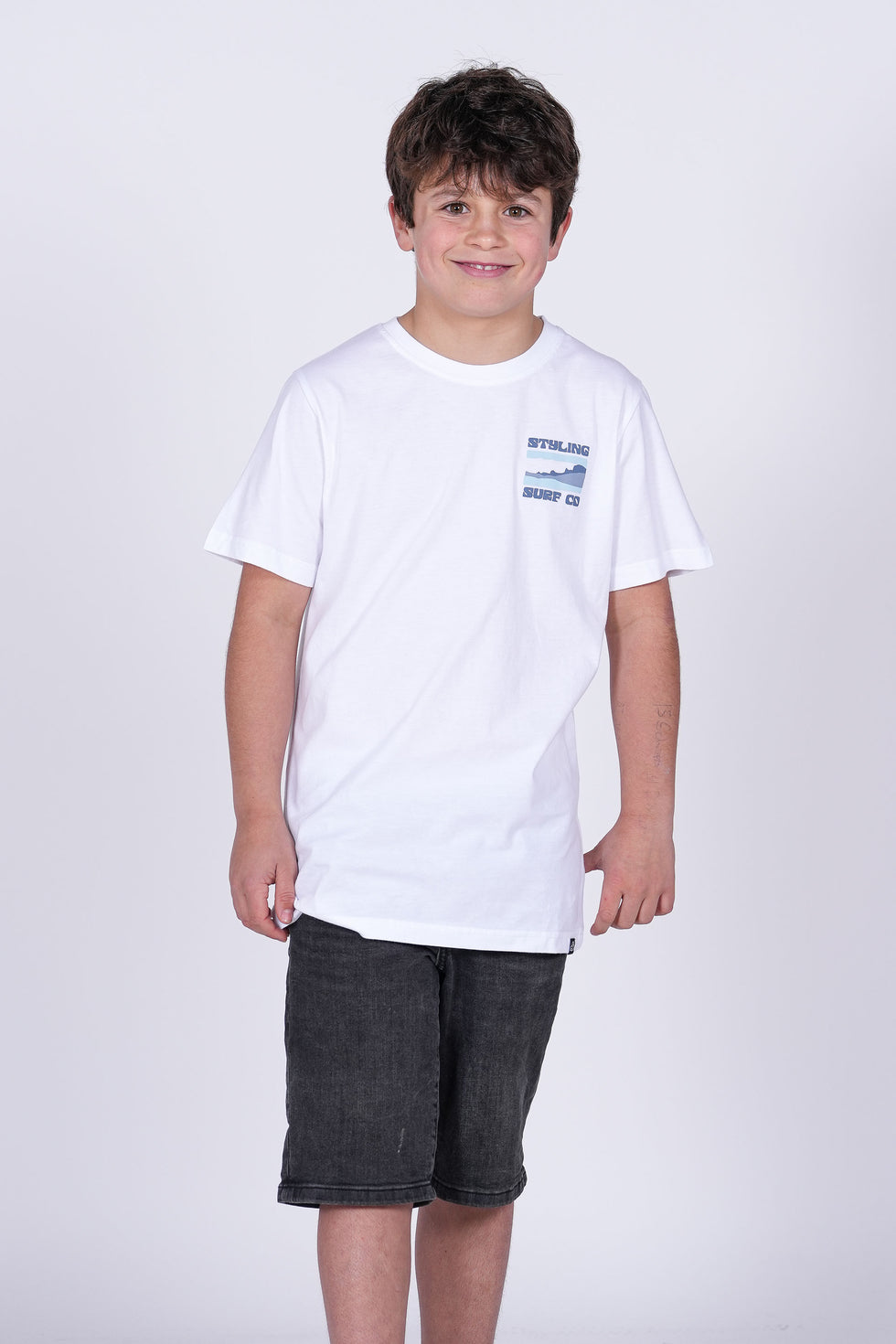 Camiseta Serie - blanco