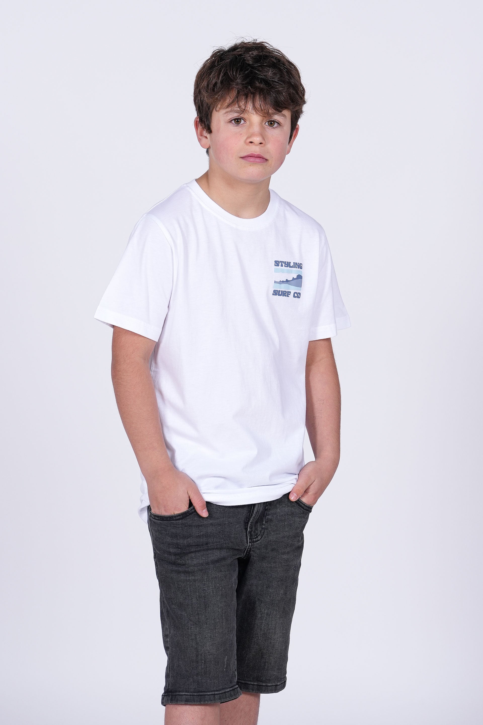 Camiseta Serie - blanco