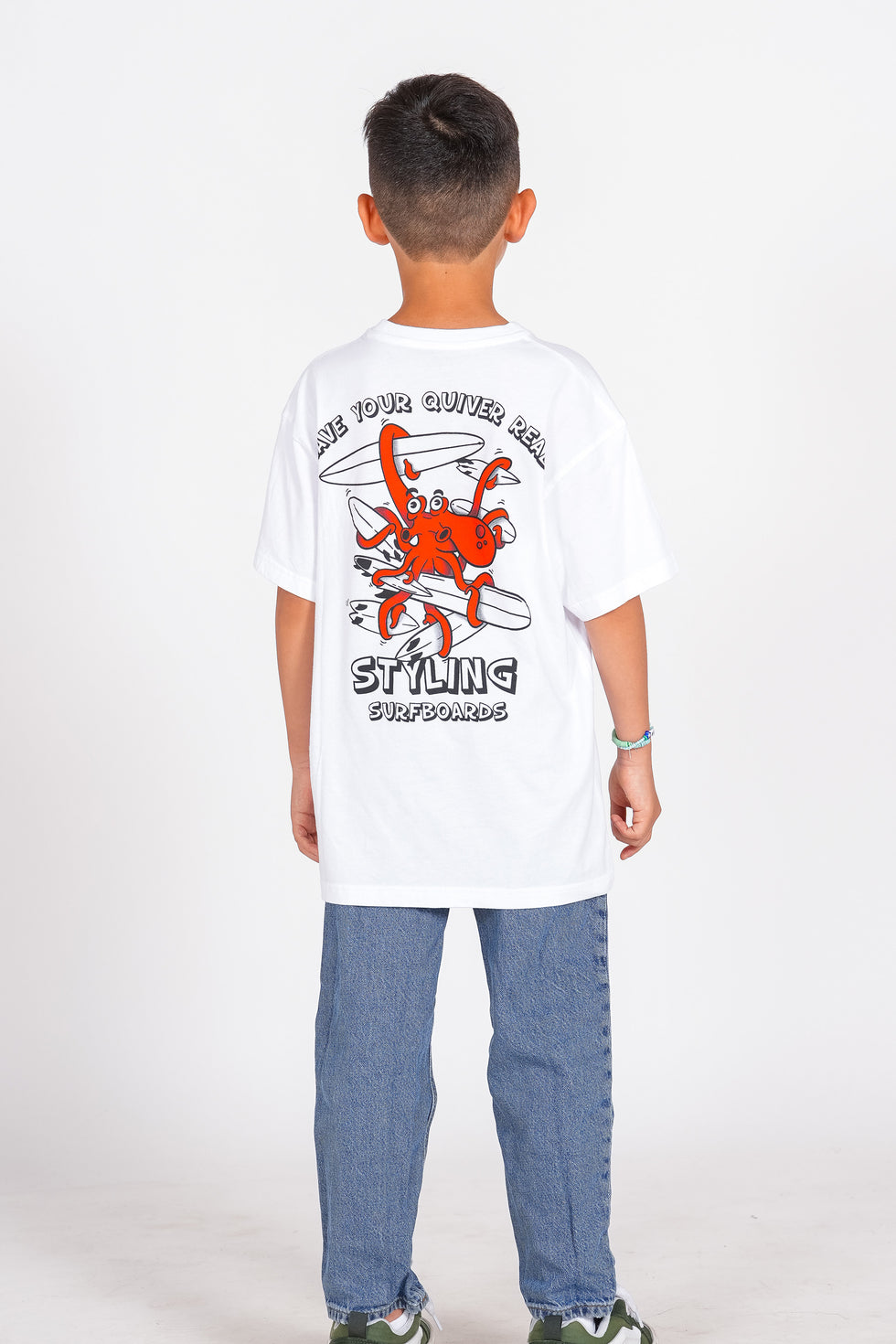 Camiseta Styling Quiver - blanco