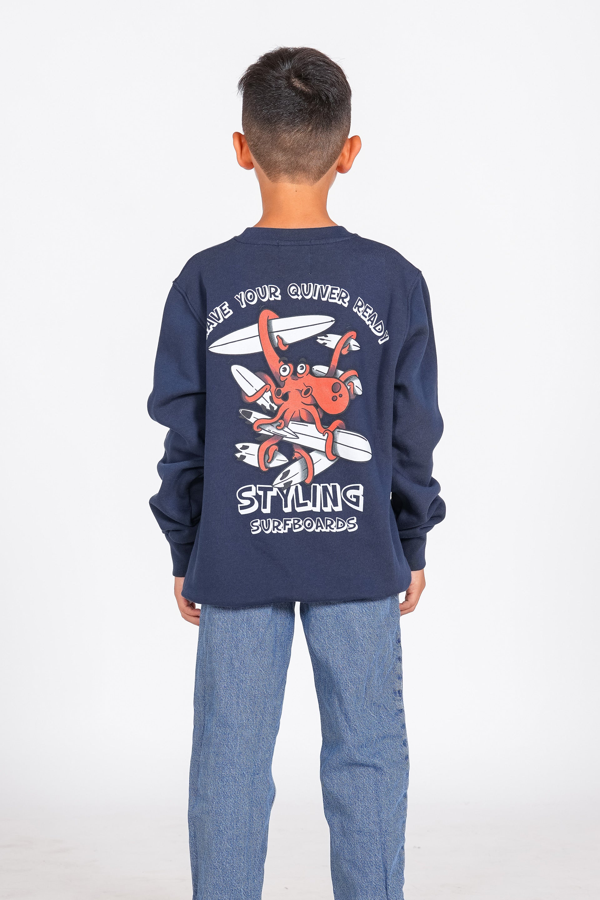 Sudadera Styling Quiver - navy