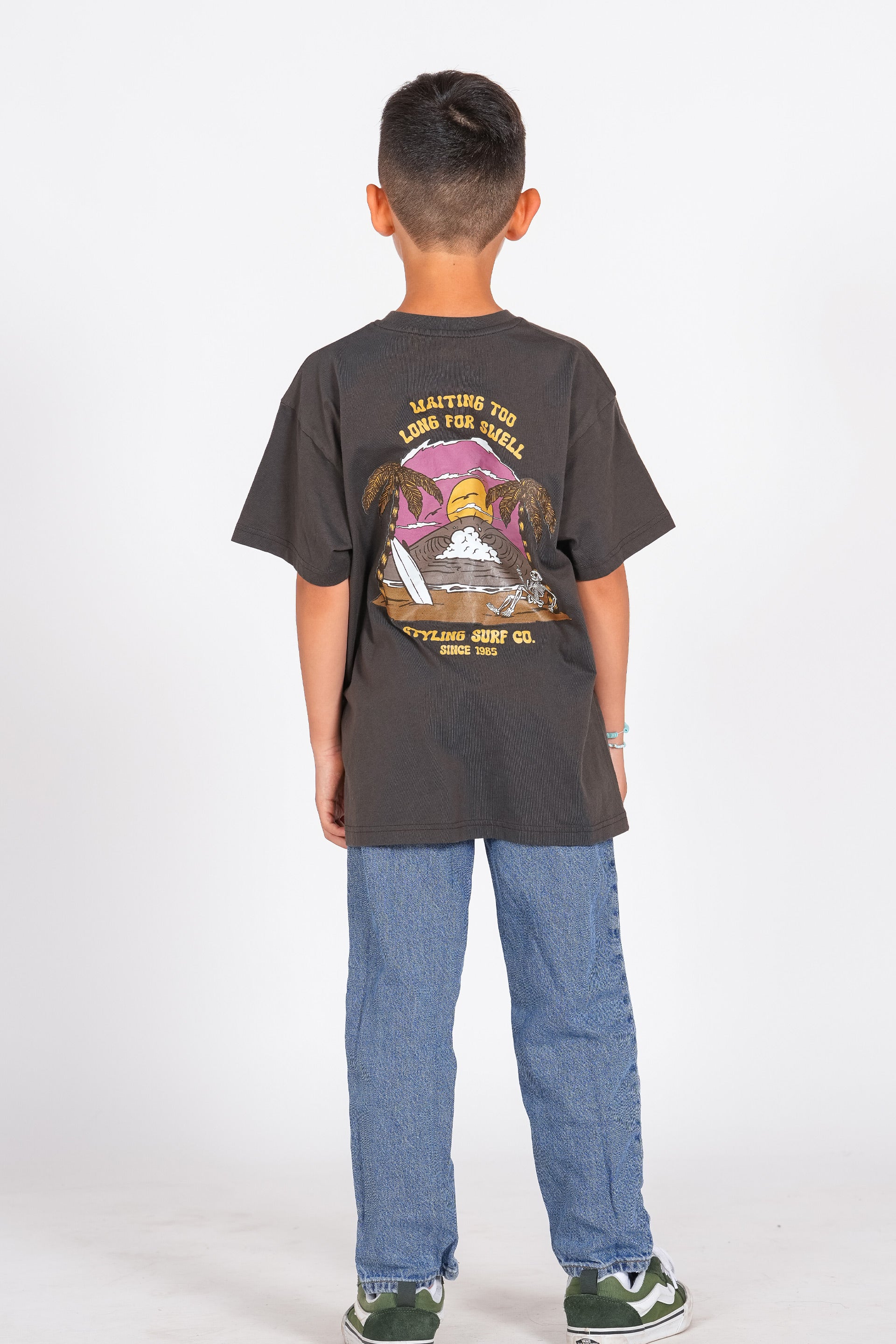 Camiseta Styling Waiting For - antracita 25