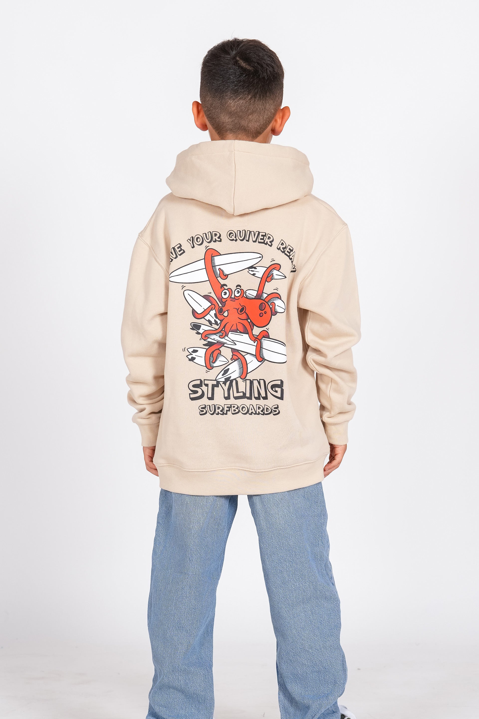 Sudadera Styling Quiver - piedra