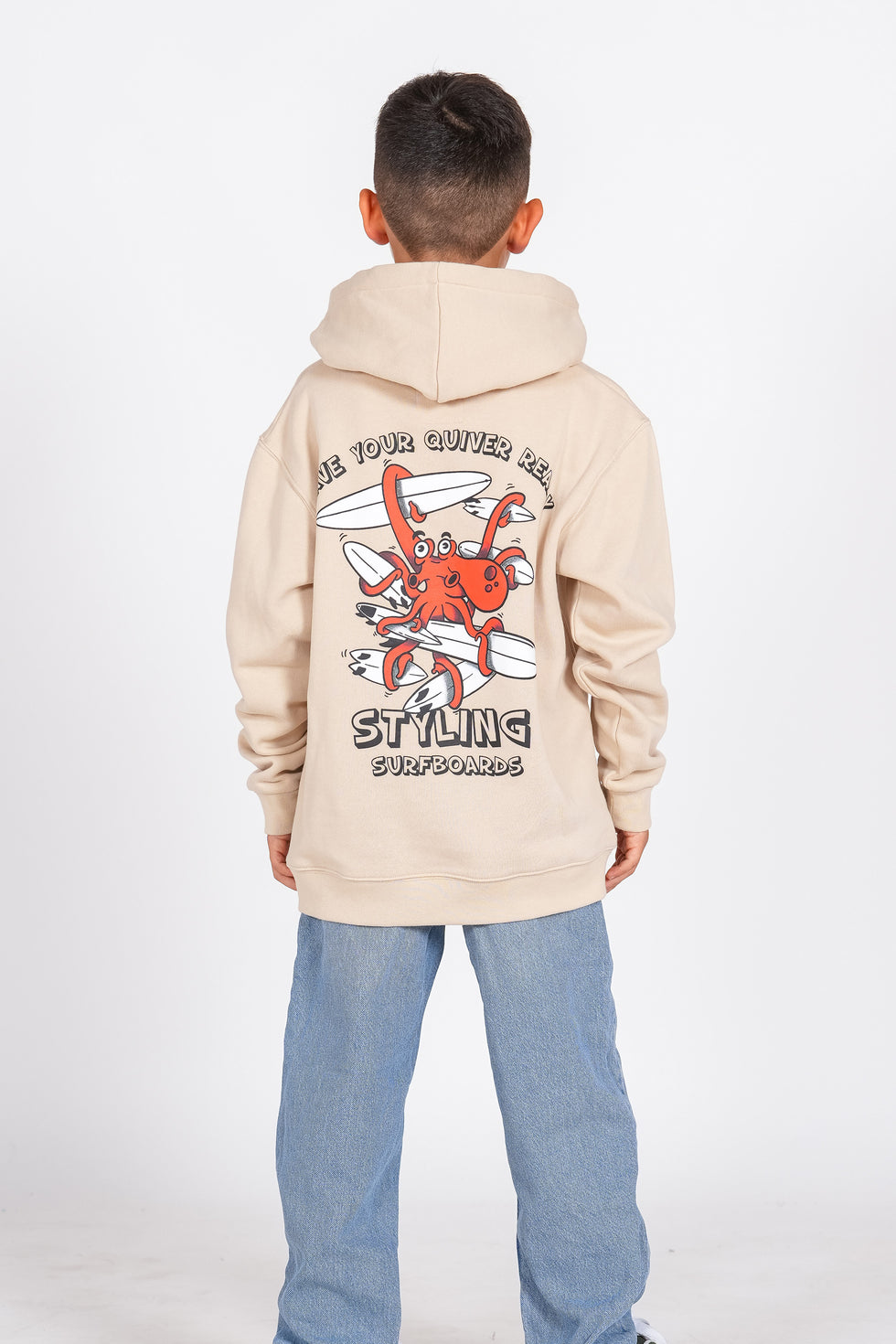 Sudadera Styling Quiver - piedra