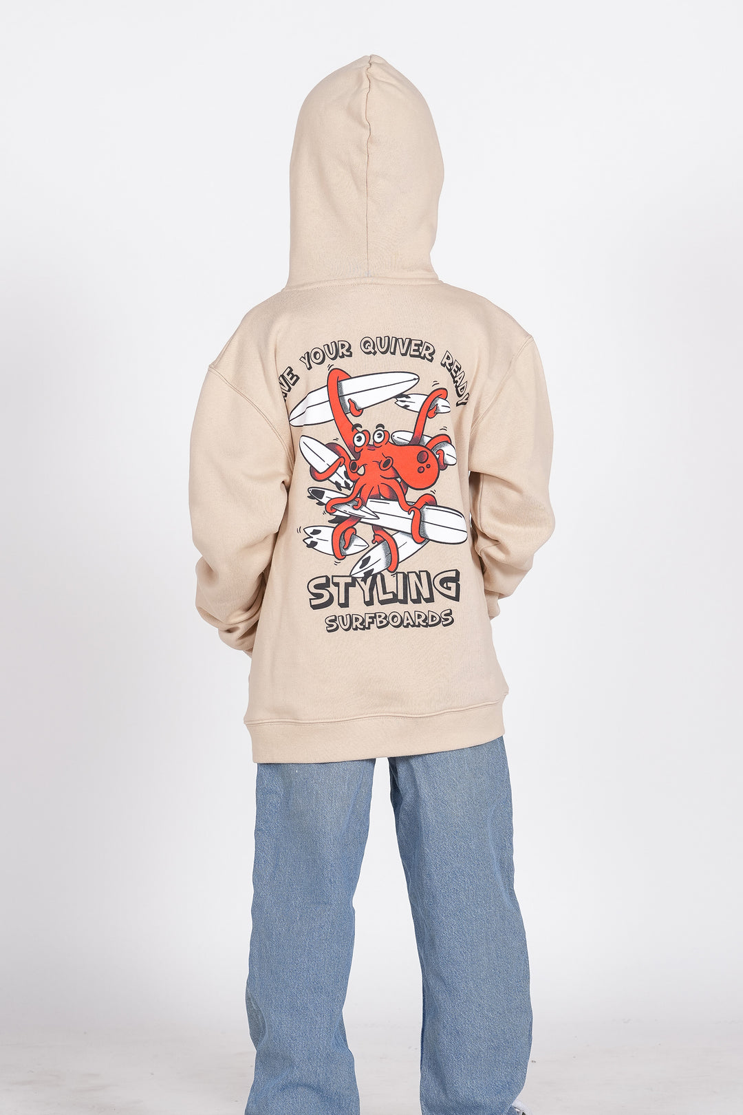 Sudadera Styling Quiver - piedra