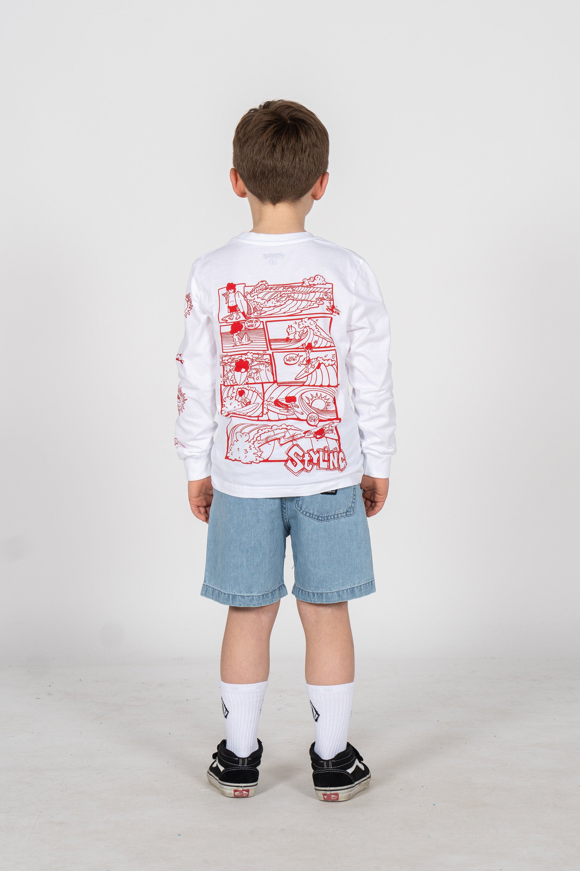 Camiseta Cómic Kids- blanco