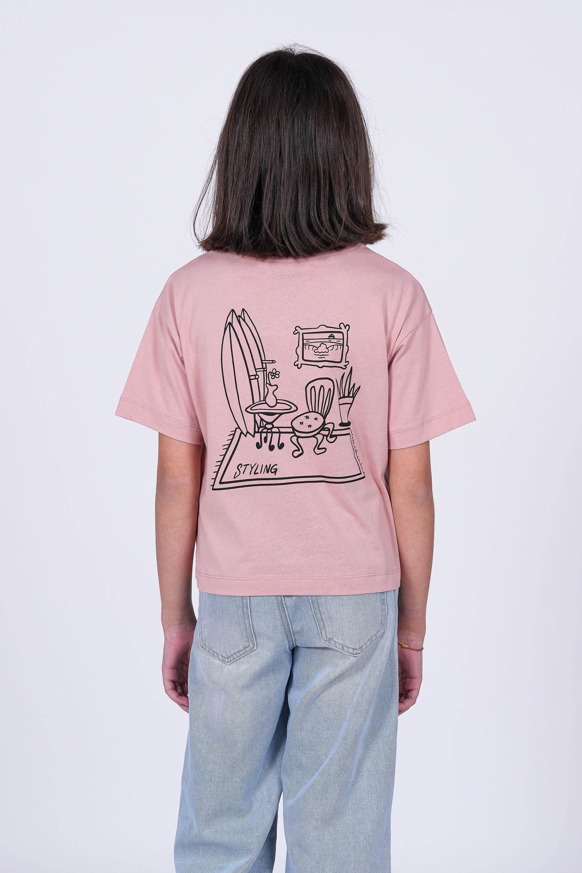 Camiseta Living Room - rosa