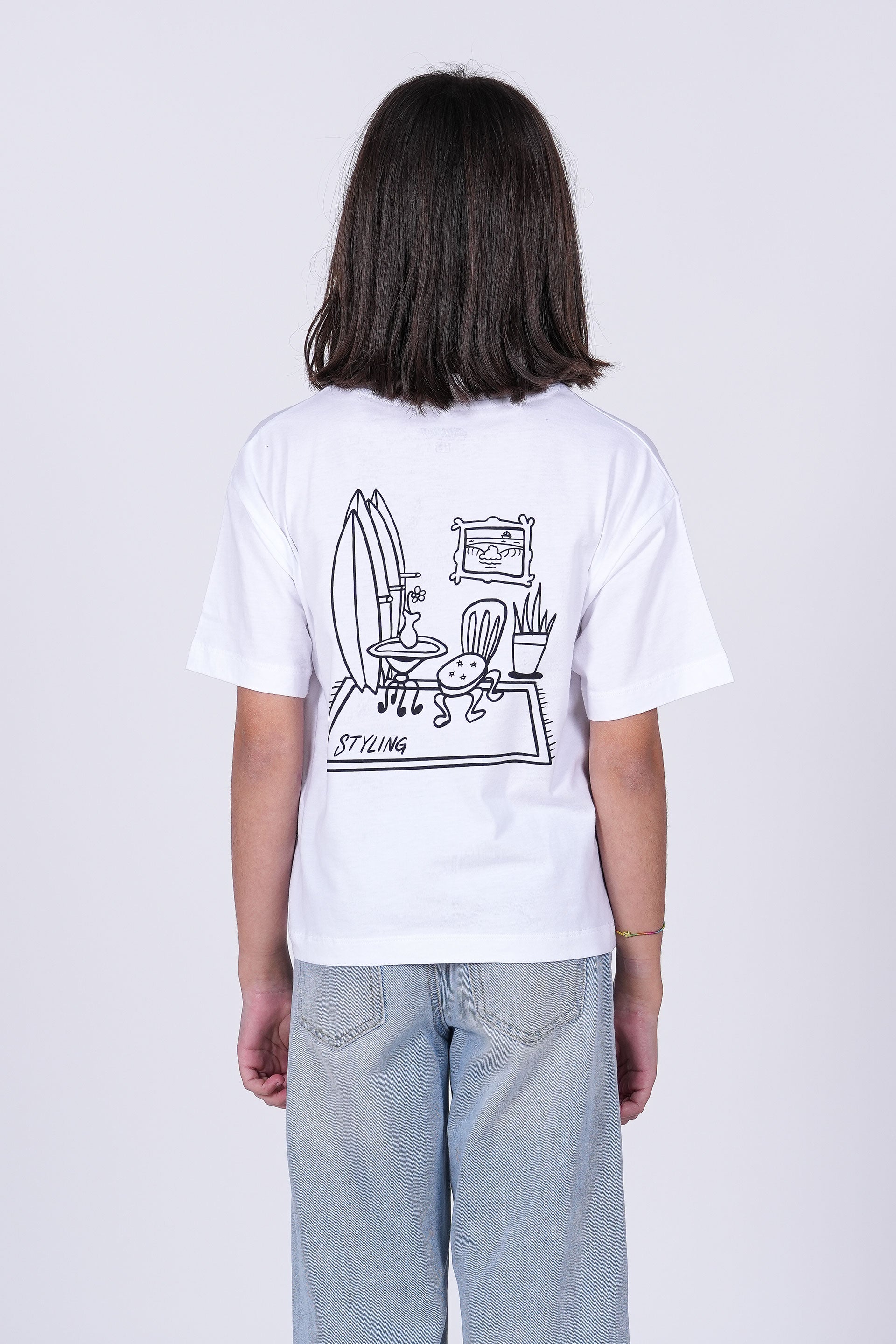 Camiseta Living Room - blanco