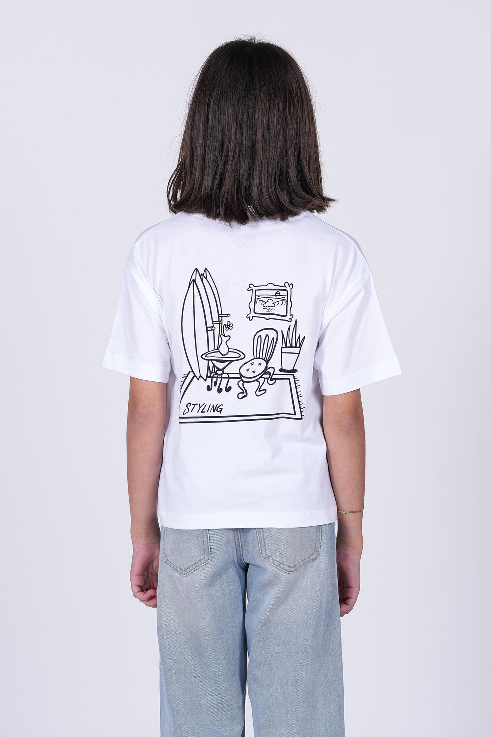 Camiseta Living Room - blanco loading=