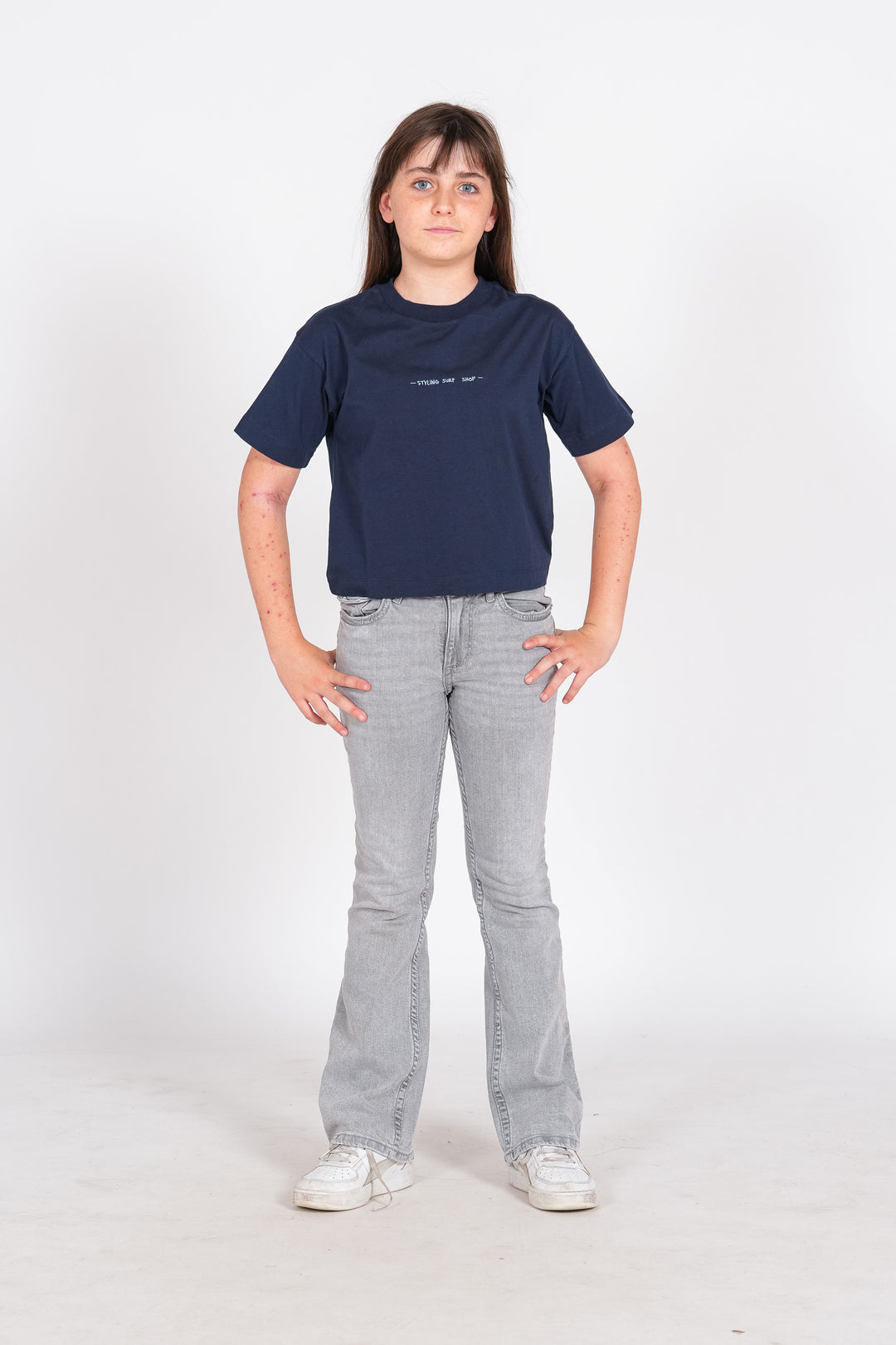 Camiseta Styling Palmeras - navy