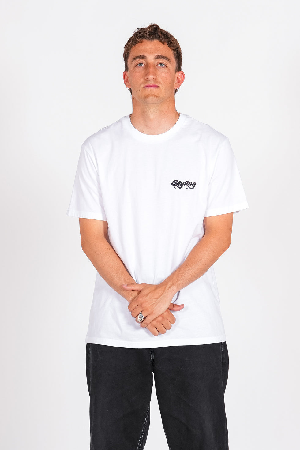Camiseta Styling Circulo - blanco loading=