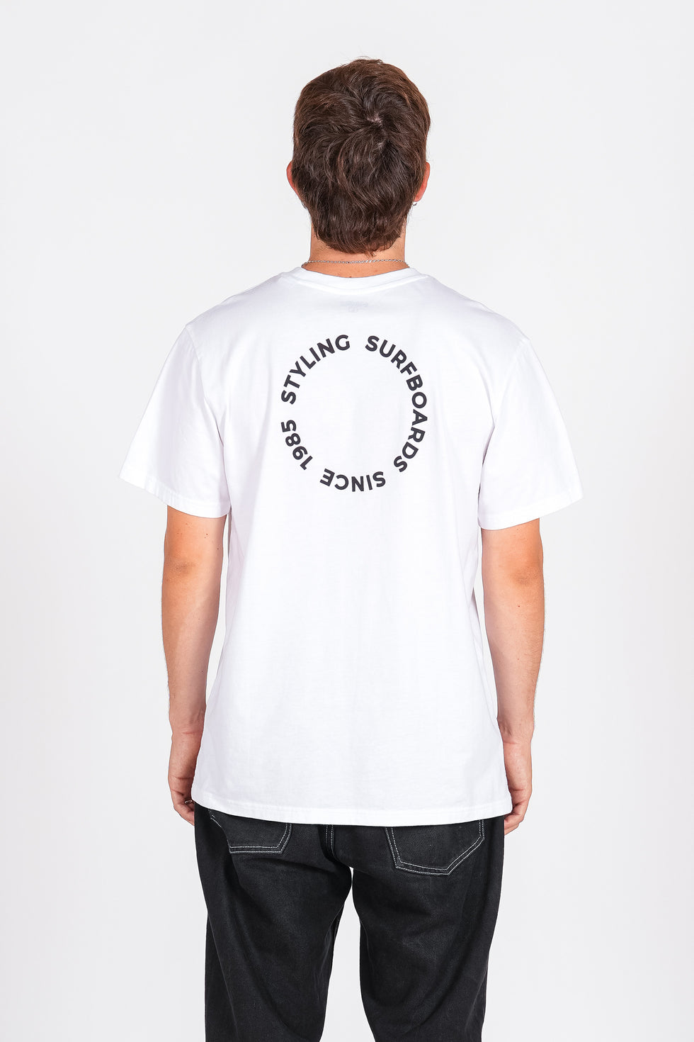Camiseta Styling Circulo - blanco