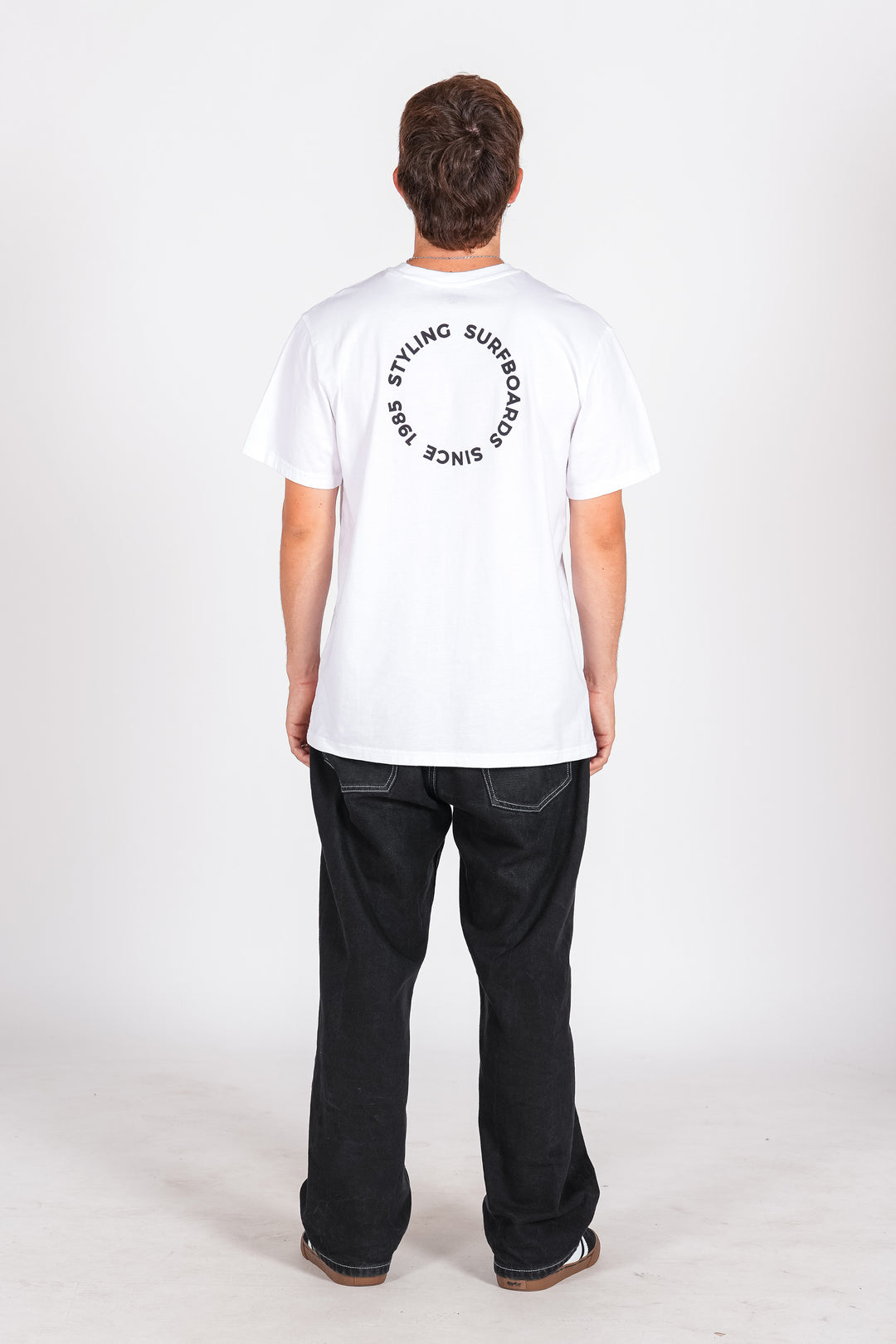 Camiseta Styling Circulo - blanco