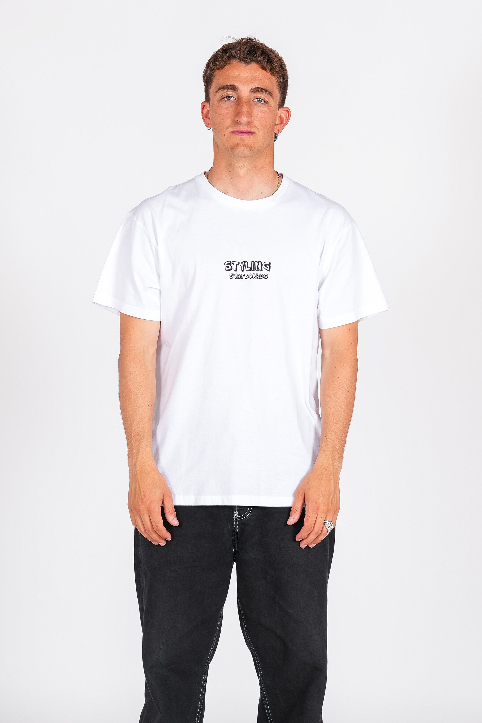 Camiseta Styling Quiver - blanco