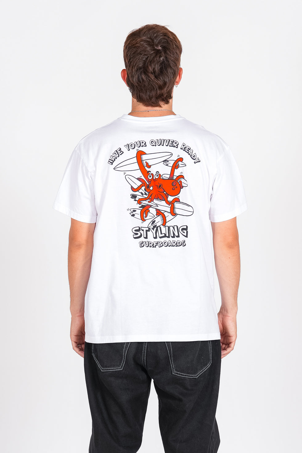Camiseta Styling Quiver - blanco