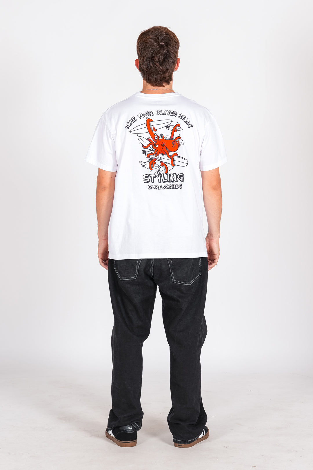 Camiseta Styling Quiver - blanco