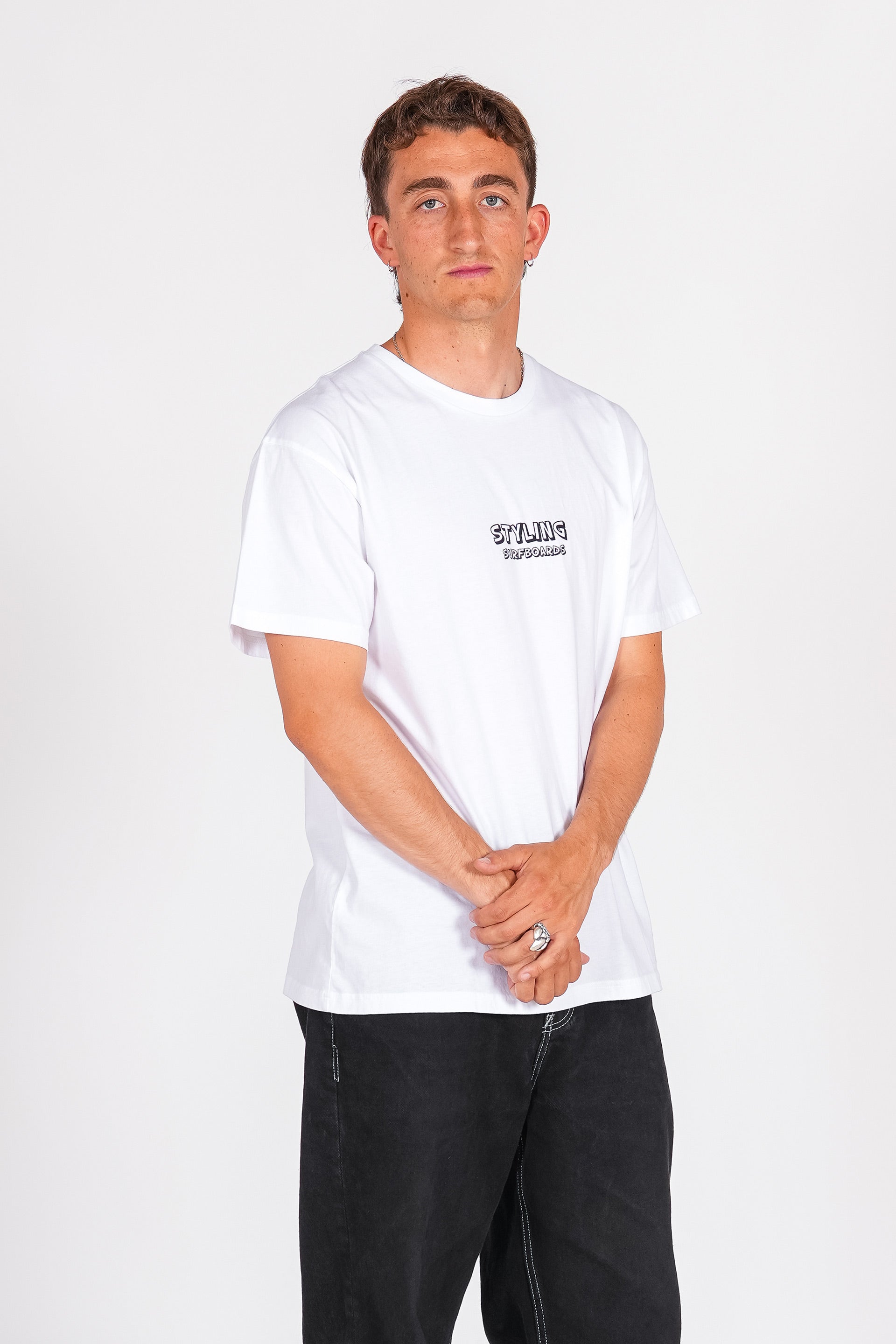 Camiseta Styling Quiver - blanco