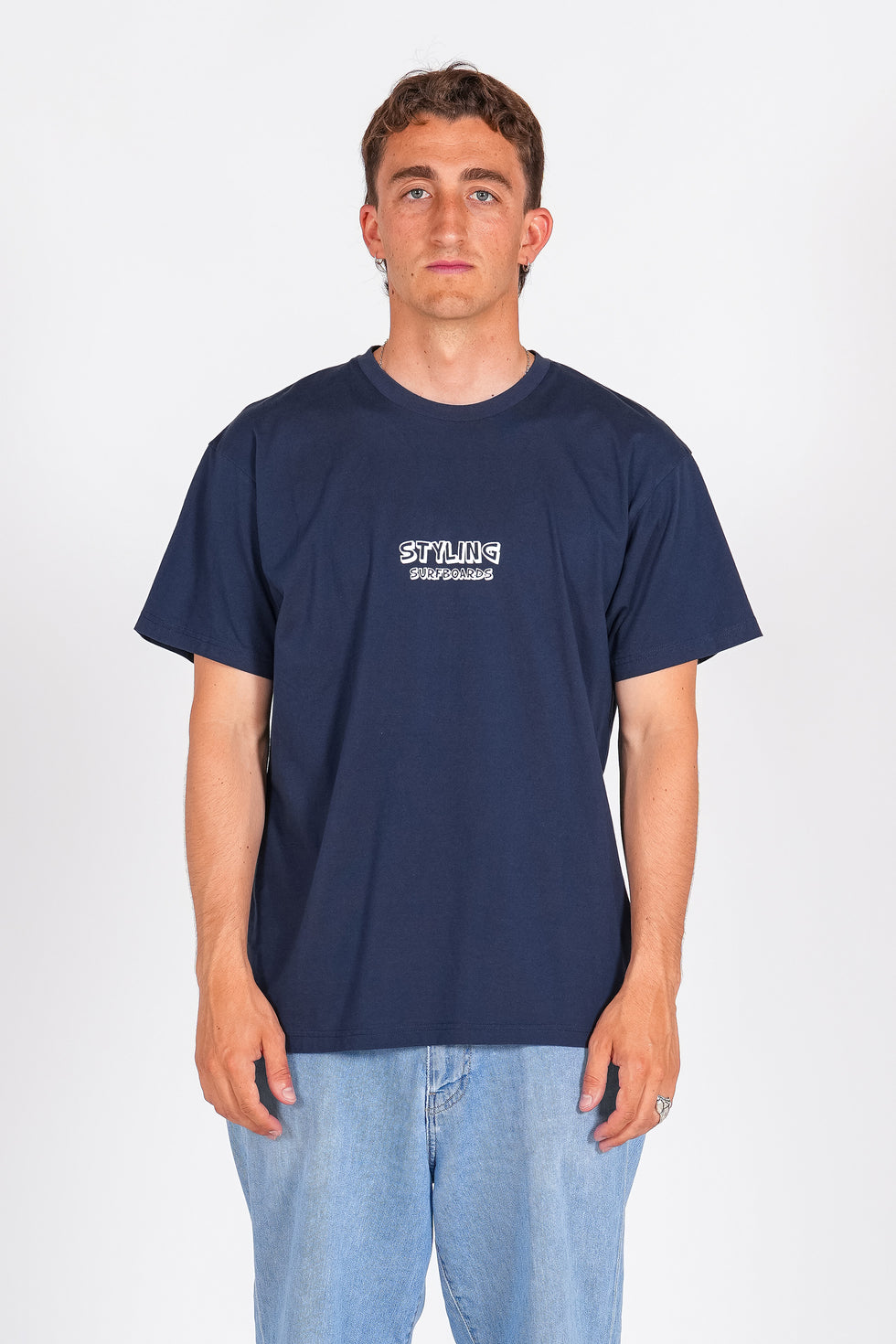 Camiseta Styling Quiver - navy