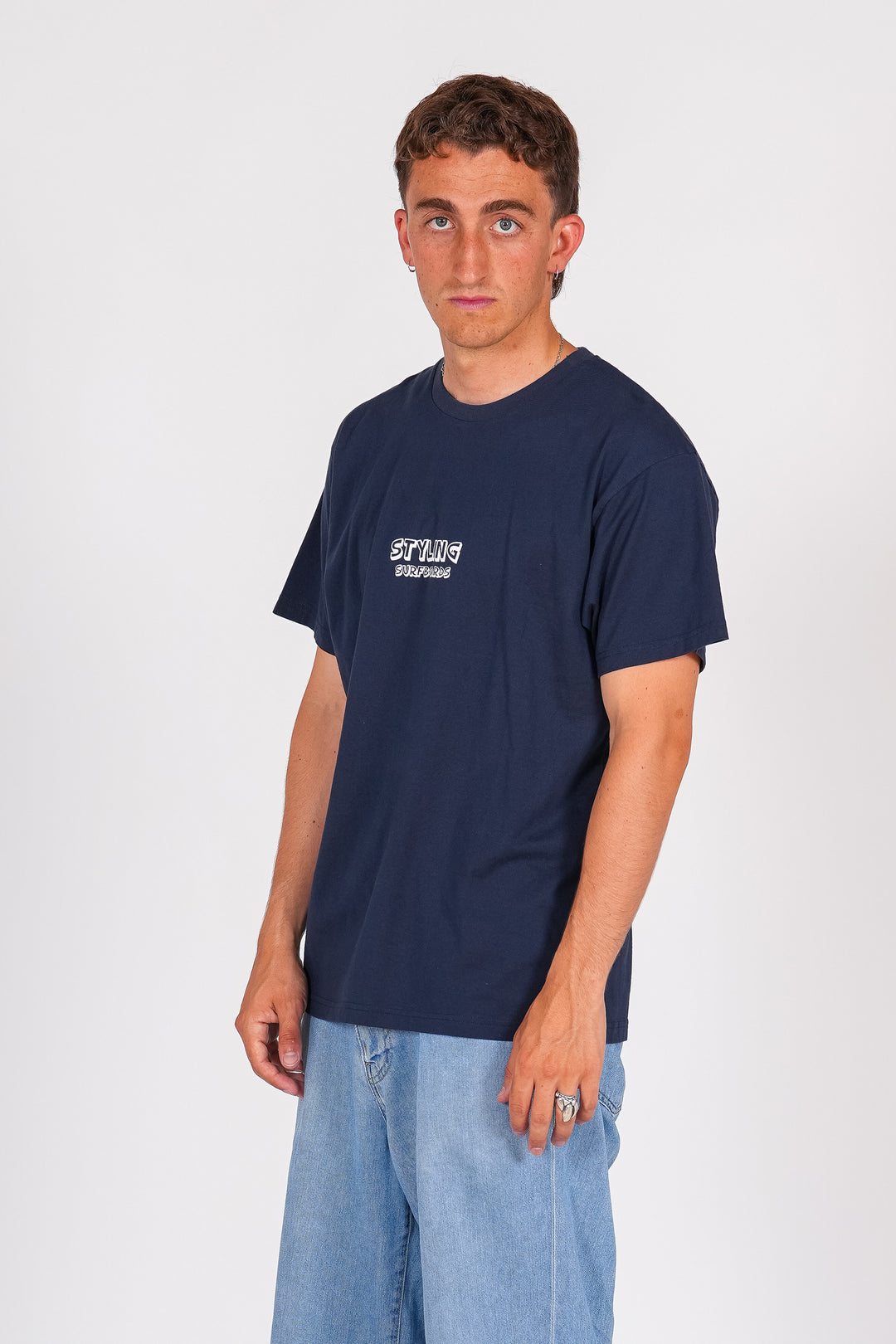Camiseta Styling Quiver - navy