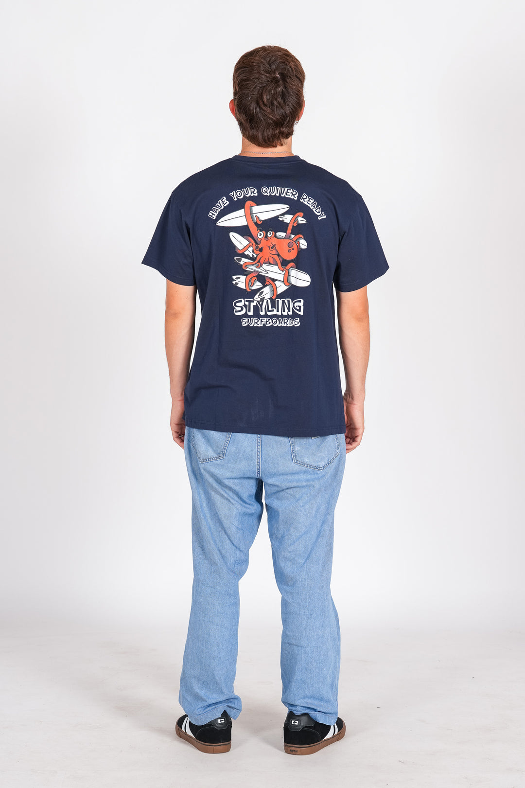Camiseta Styling Quiver - navy