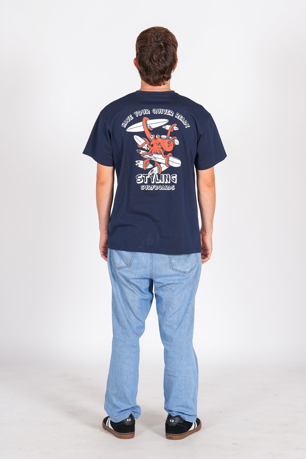 Camiseta Styling Quiver - navy