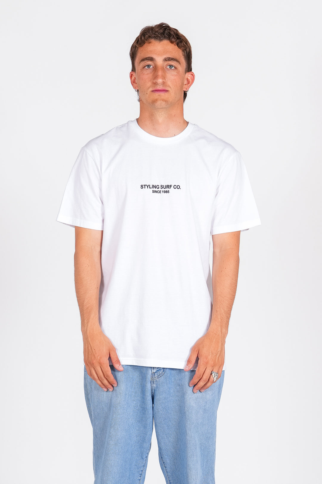 Camiseta Styling Surf Co. - blanco
