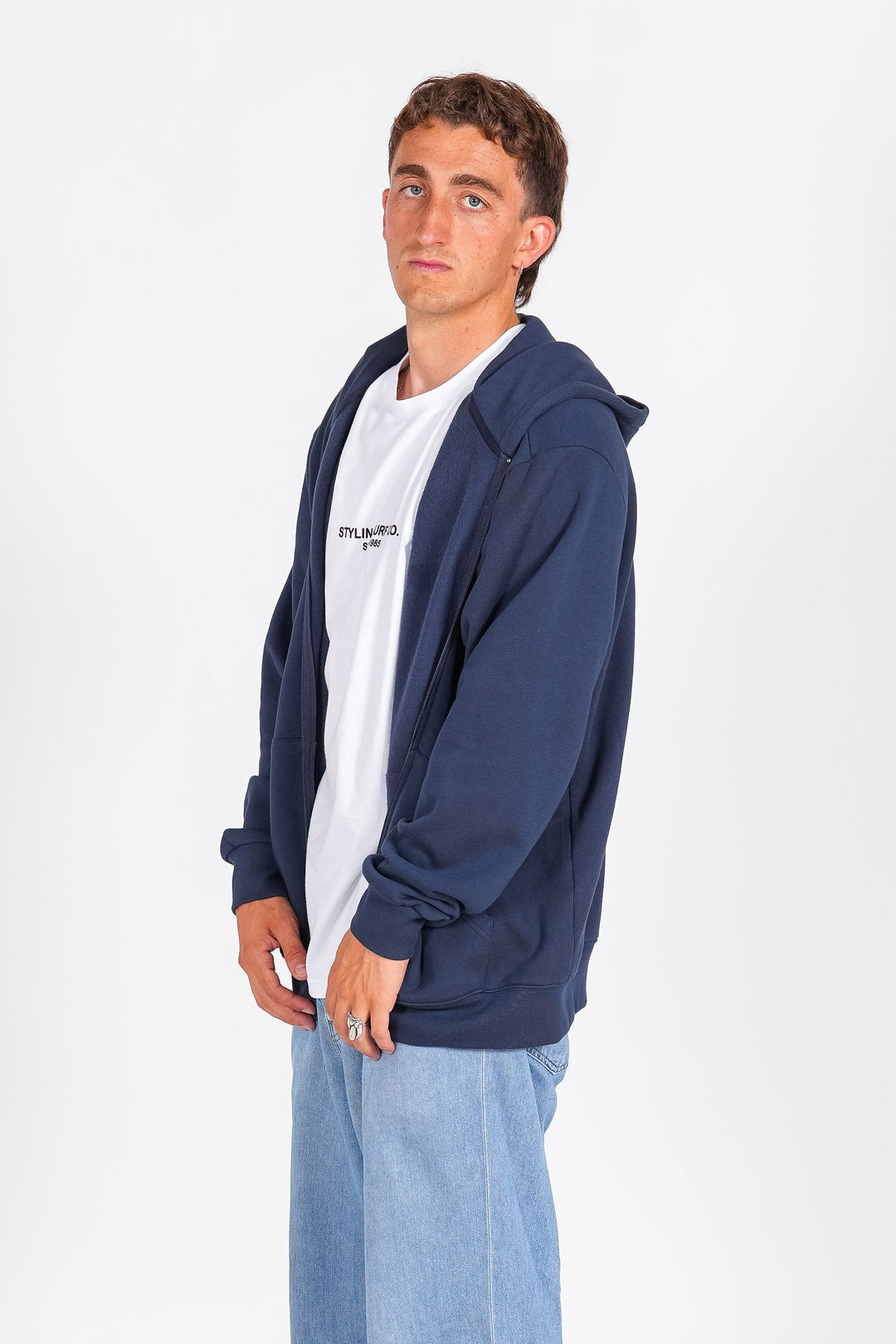 Sudadera Styling Circulo - navy