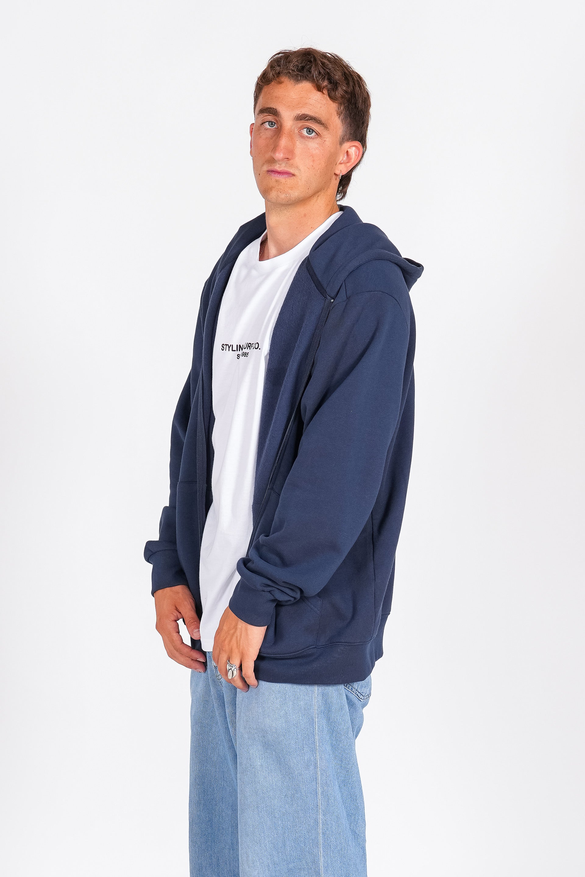 Sudadera Styling Circulo - navy