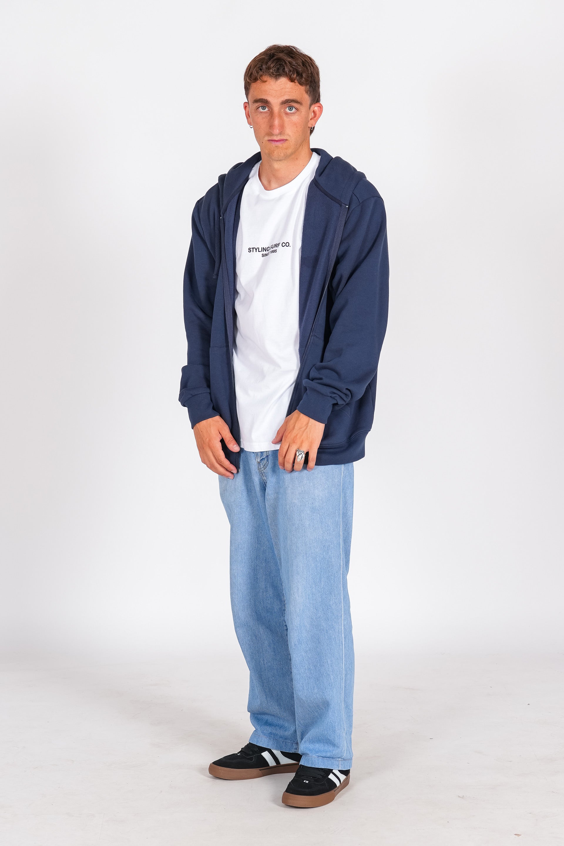 Sudadera Styling Circulo - navy